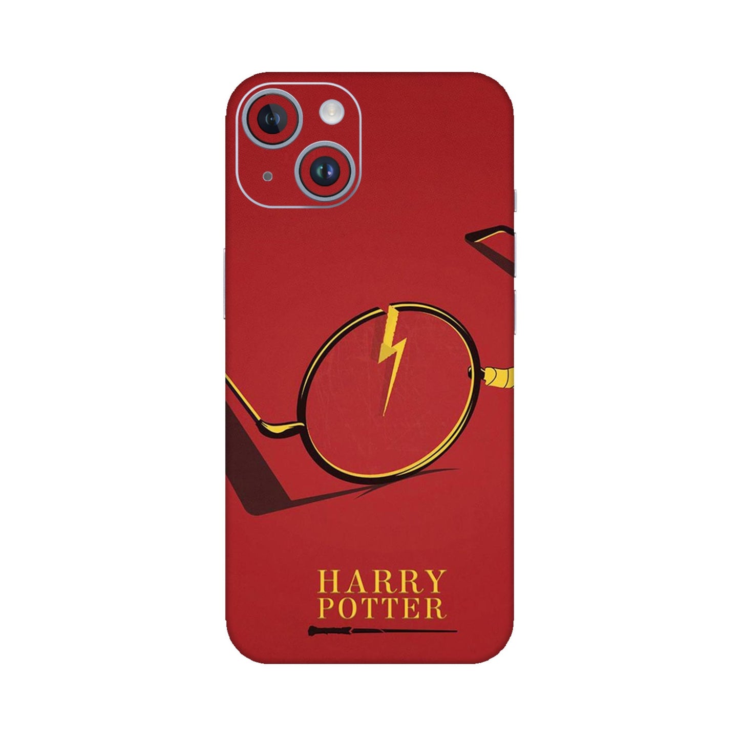 Minimalist Harry Potter Glasses Mobile Skin For iPhone 14