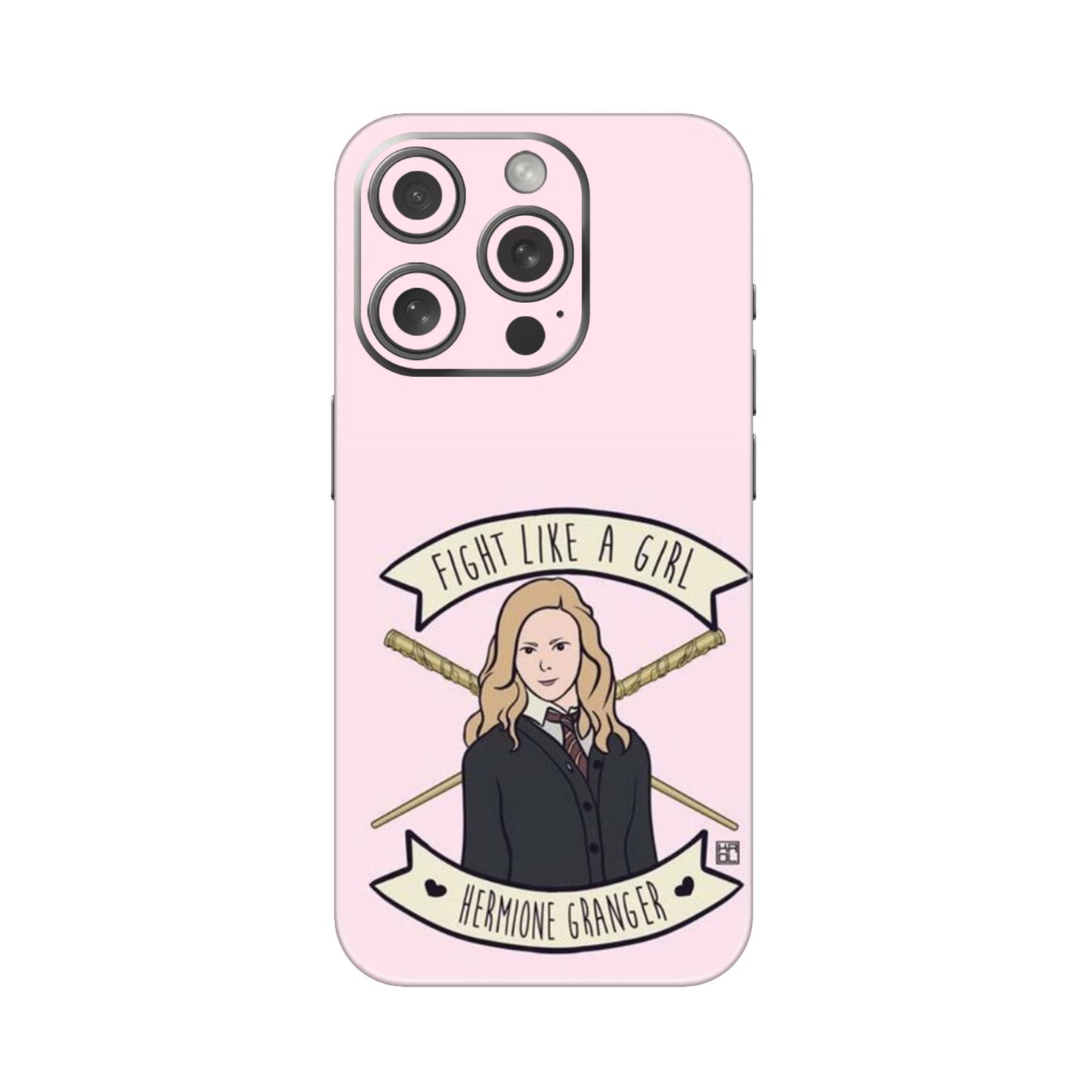 Fight Like a Girl Mobile Skin For iPhone 15 Pro