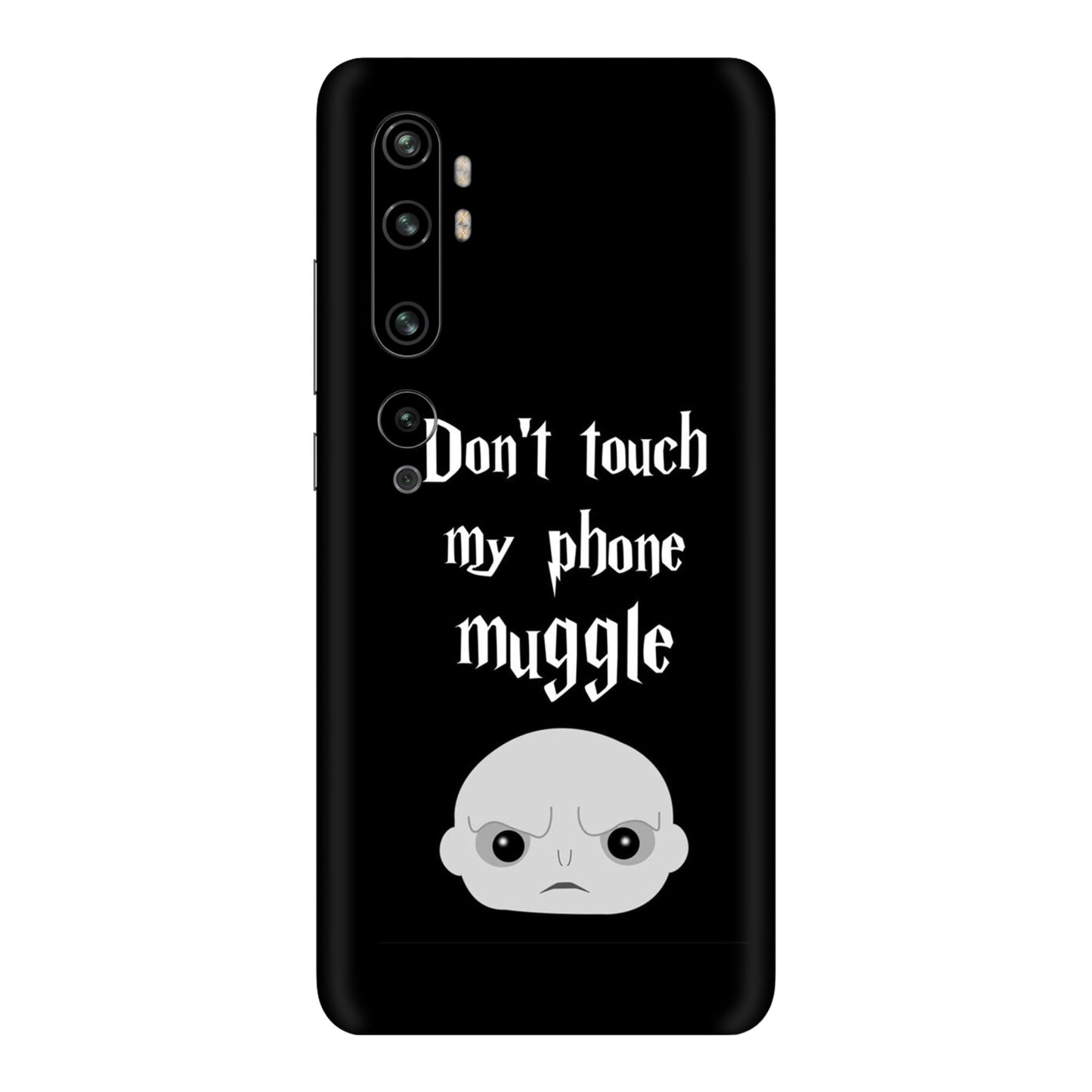 Don't Touch My Phone, Muggle Mobile Skin For Mi Note 10 Pro