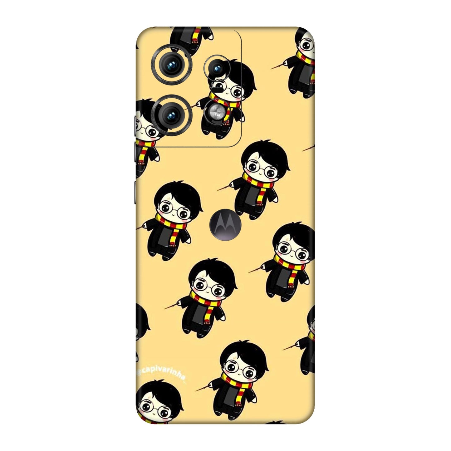Harry Potter Cartoon Pattern Mobile Skin For Motorola Edge 50 Pro 5G