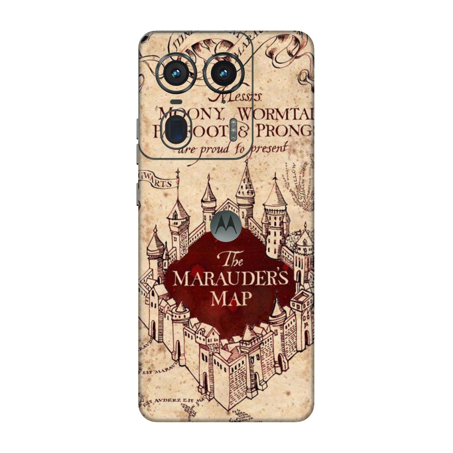 The Marauder's Map Mobile Skin For Motorola Edge 50 Ultra 5G