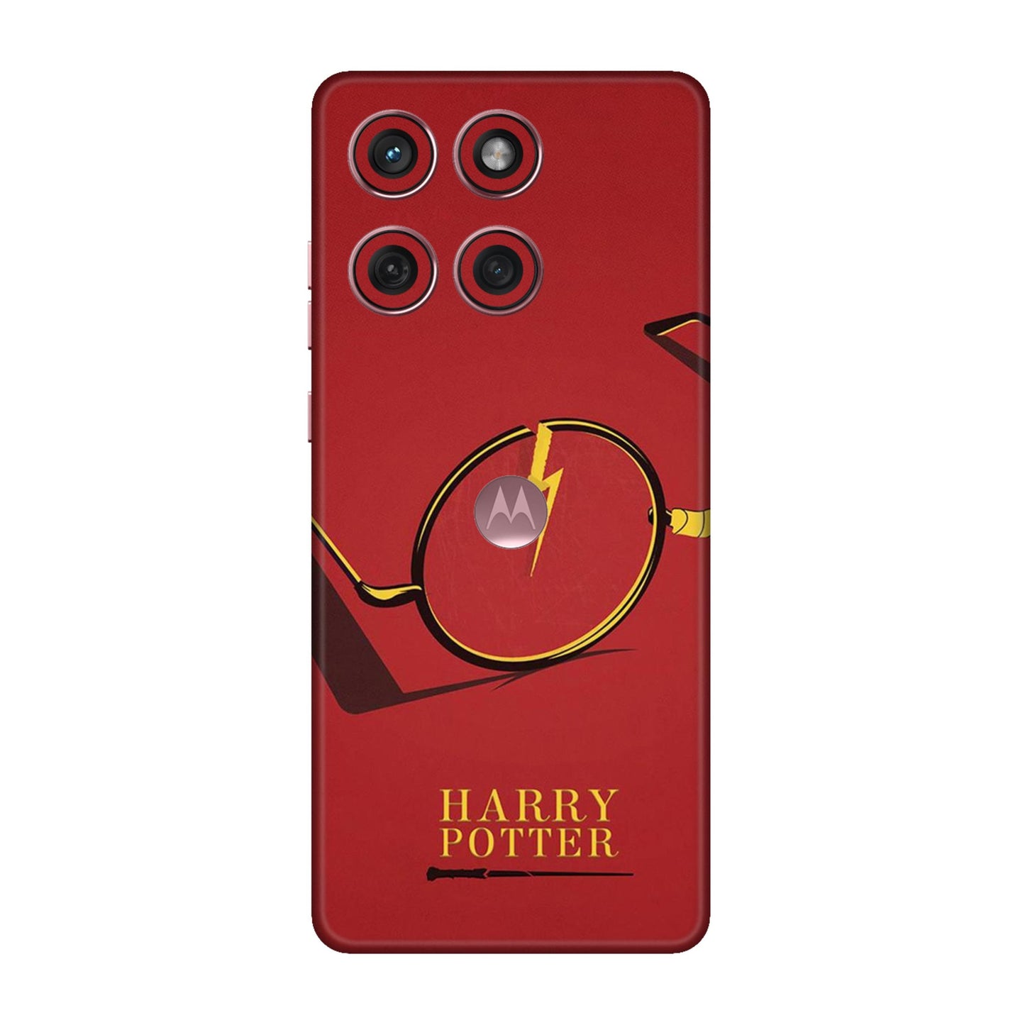 Minimalist Harry Potter Glasses Mobile Skin For Motorola Edge 60 Fusion 5G
