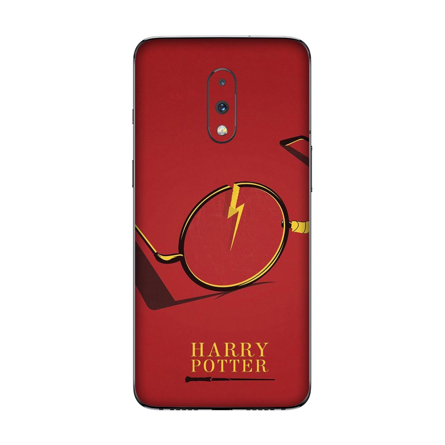 Minimalist Harry Potter Glasses Mobile Skin For OnePlus 7