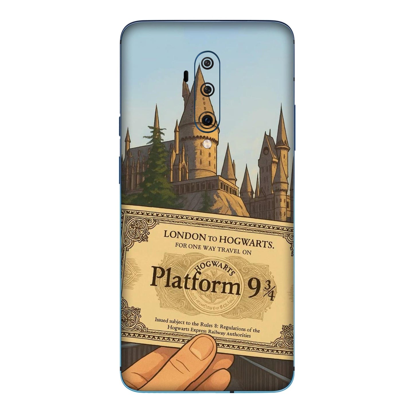Hogwarts Express Ticket Mobile Skin For OnePlus 7t Pro