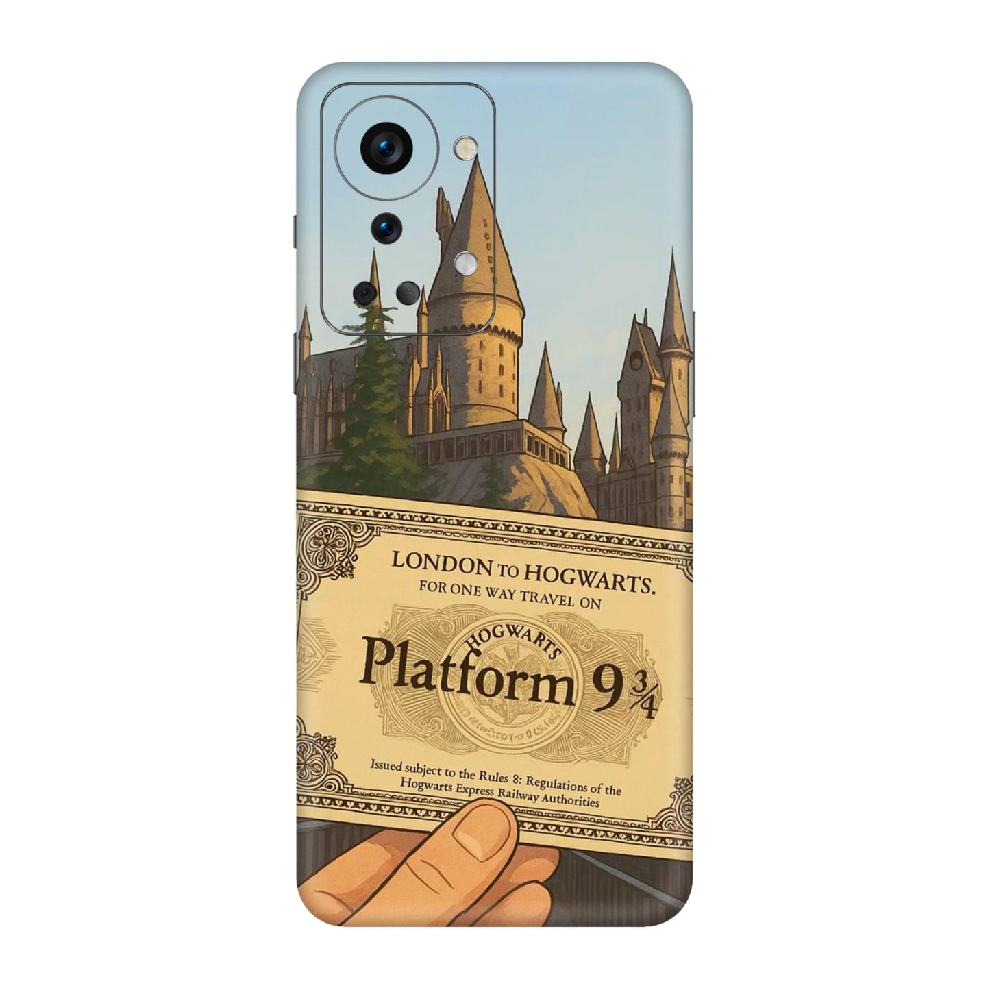 Hogwarts Express Ticket Mobile Skin For OnePlus Nord 2t