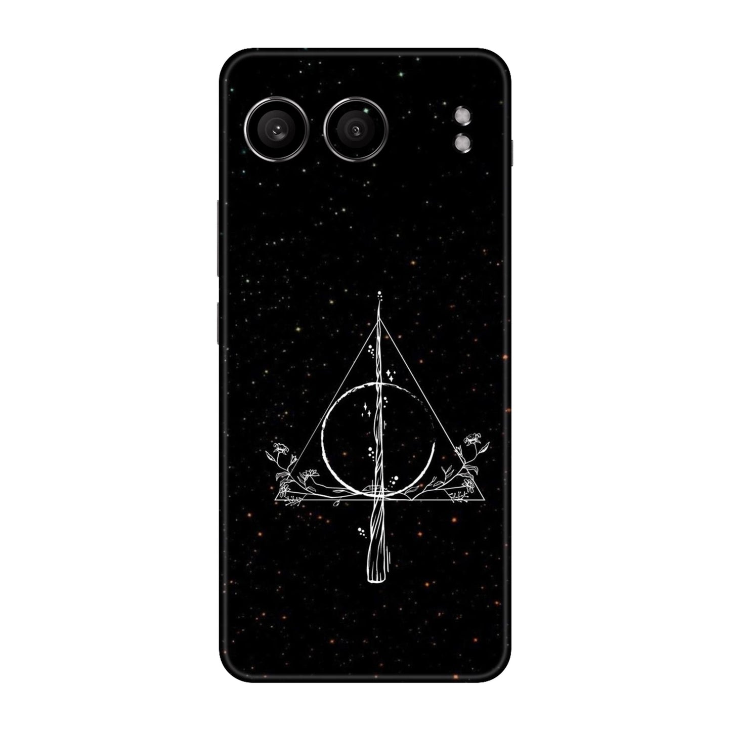 Floral Deathly Hallows Mobile Skin For OnePlus Nord 4