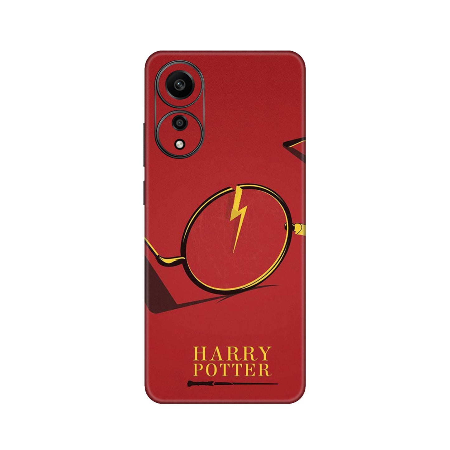 Minimalist Harry Potter Glasses Mobile Skin For Oppo A78 4G