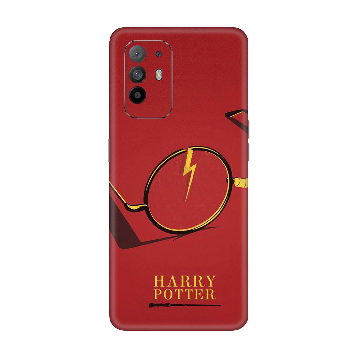 Minimalist Harry Potter Glasses Mobile Skin For Oppo F19 Pro Plus