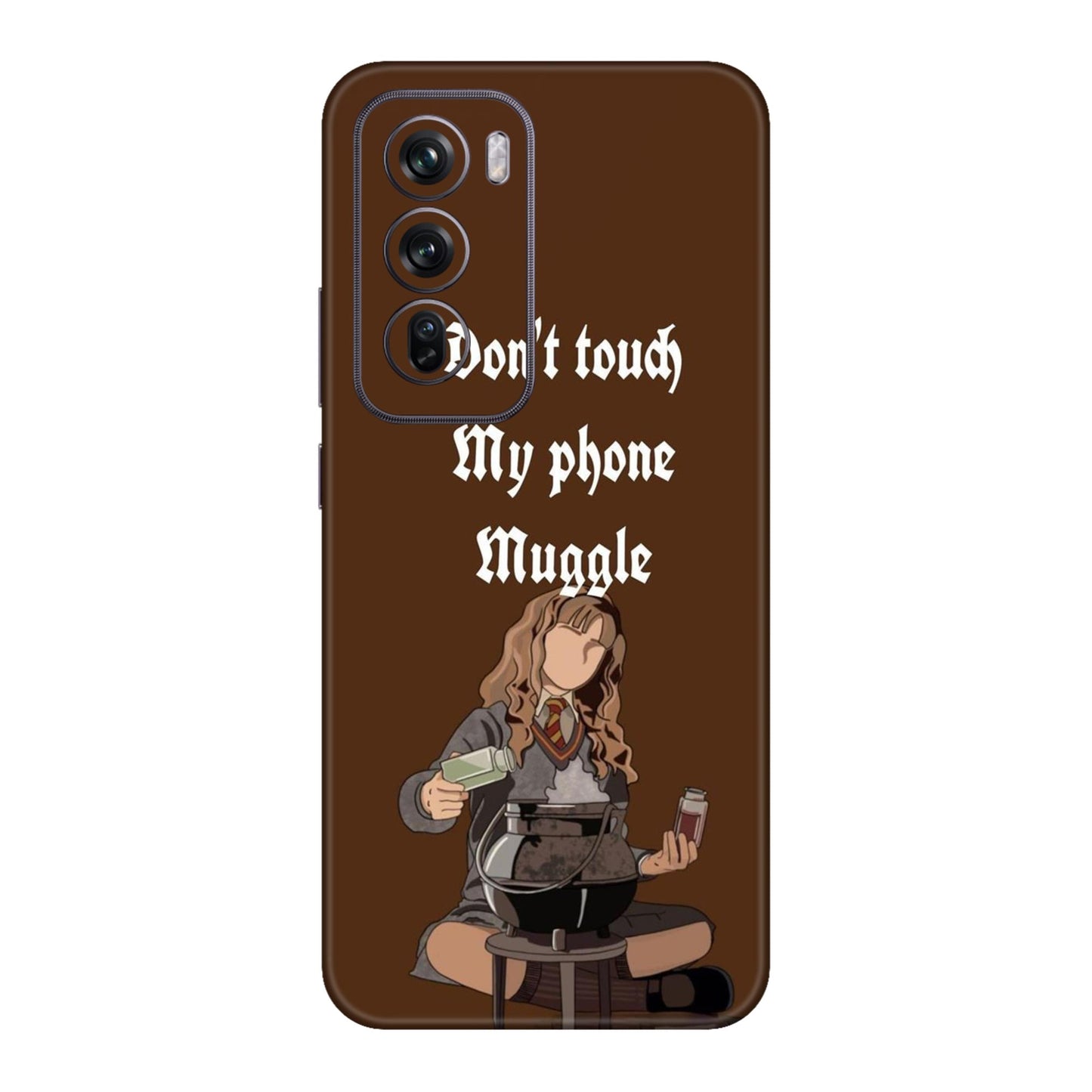 Hermione Don’t Touch My Phone, Muggle Mobile Skin For Oppo Reno 12 5g