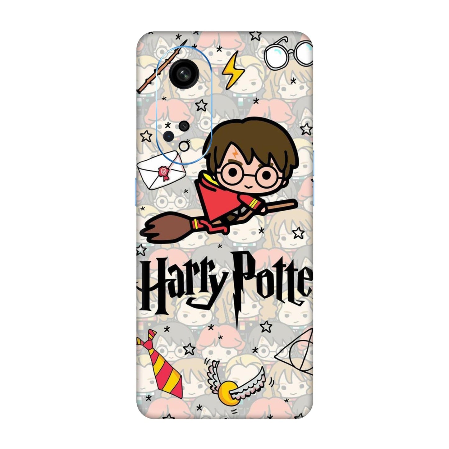Chibi Harry Potter Magic Icons Mobile Skin For Oppo Reno 8t 5g