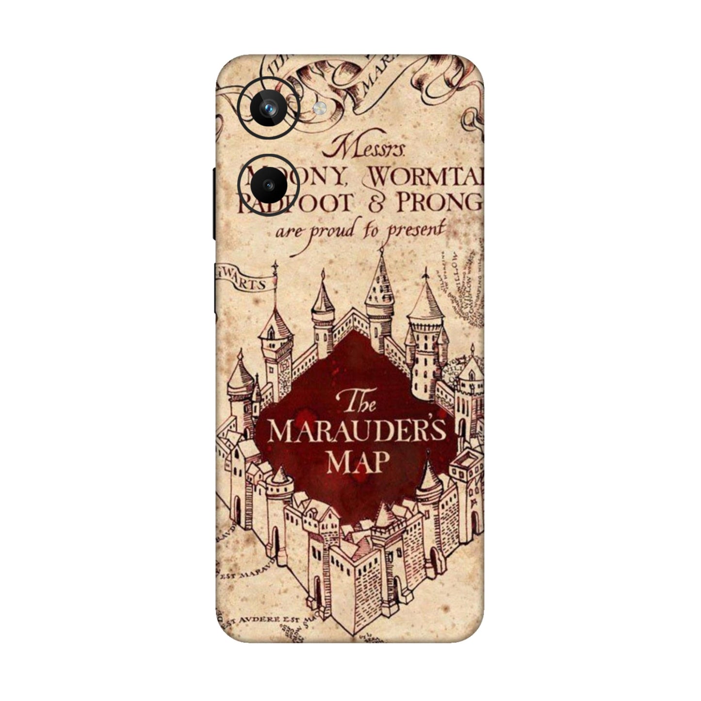 The Marauder's Map Mobile Skin For Realme 10 Pro 5g
