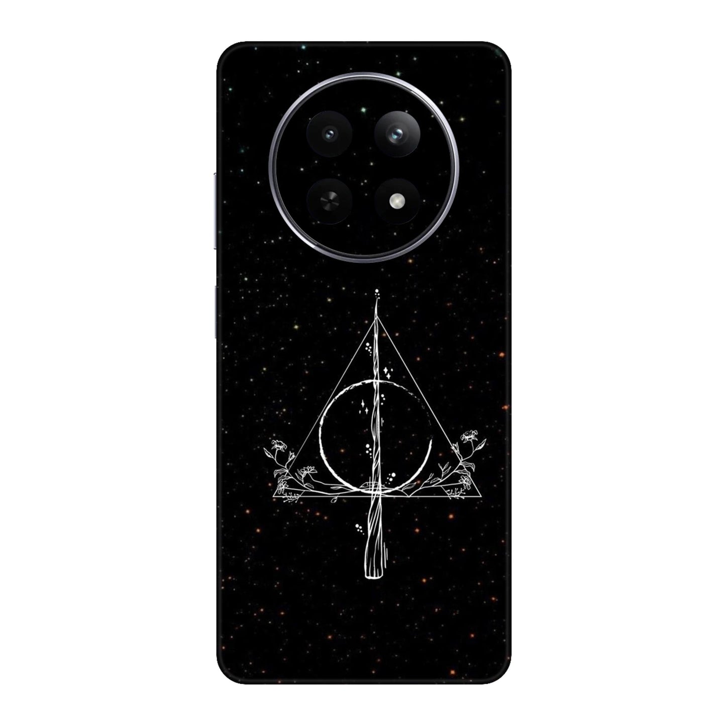 Floral Deathly Hallows Mobile Skin For Realme 12x 5g
