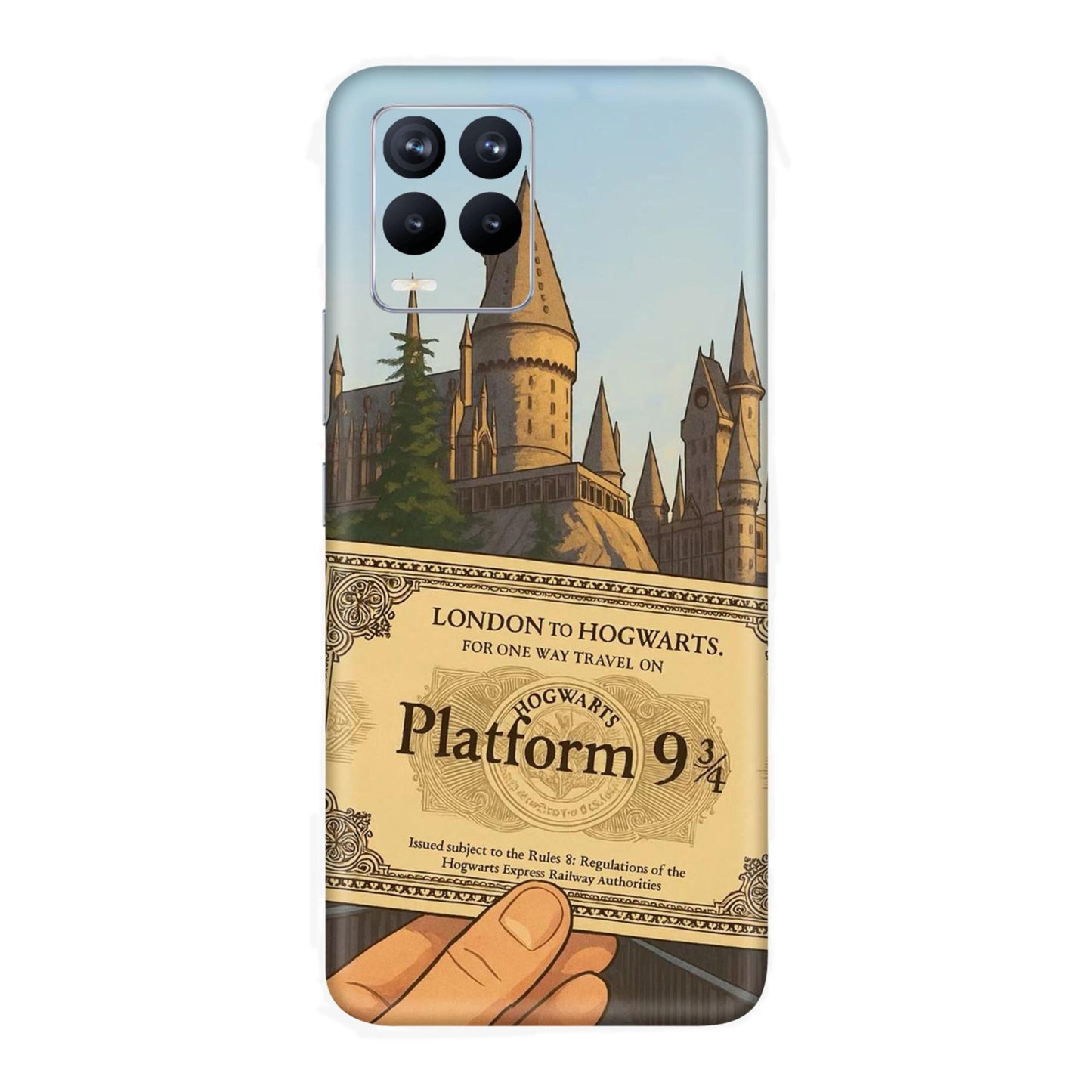 Hogwarts Express Ticket Mobile Skin For Realme 8