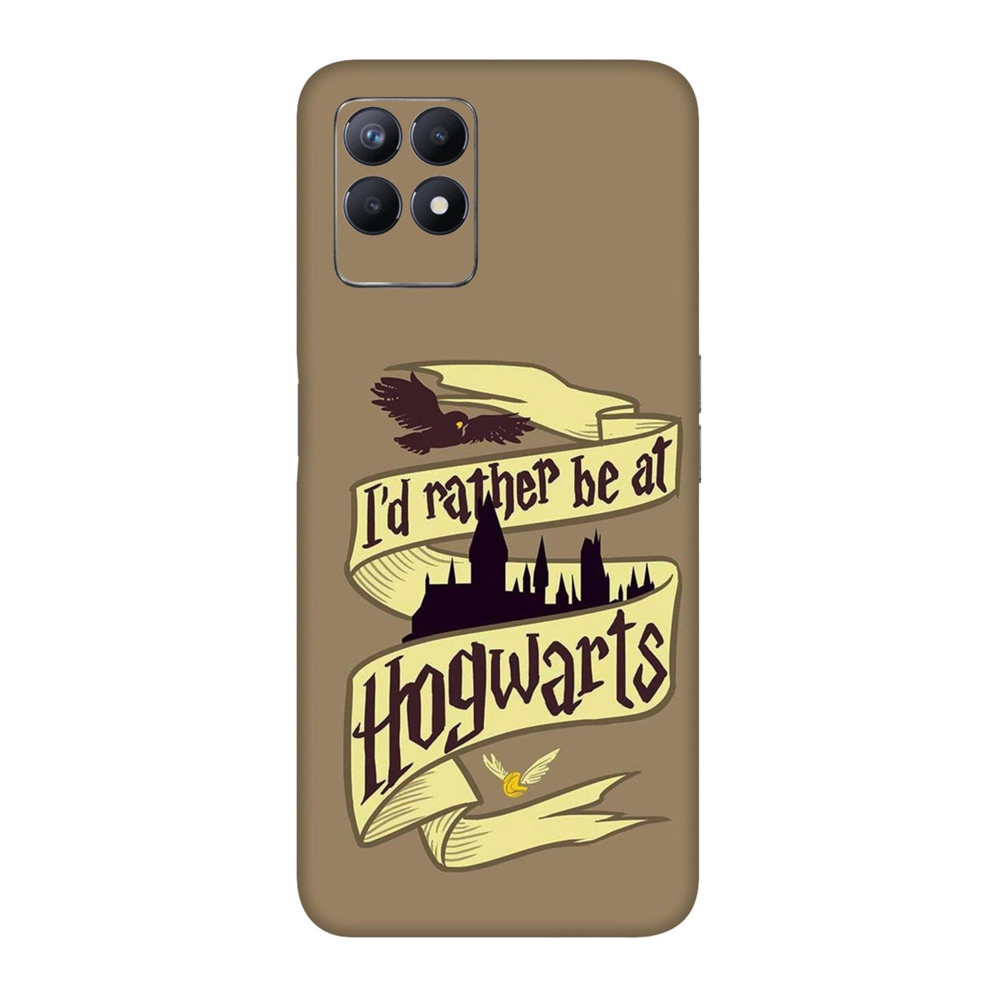 I'd Rather Be at Hogwarts Mobile Skin For Realme 8i