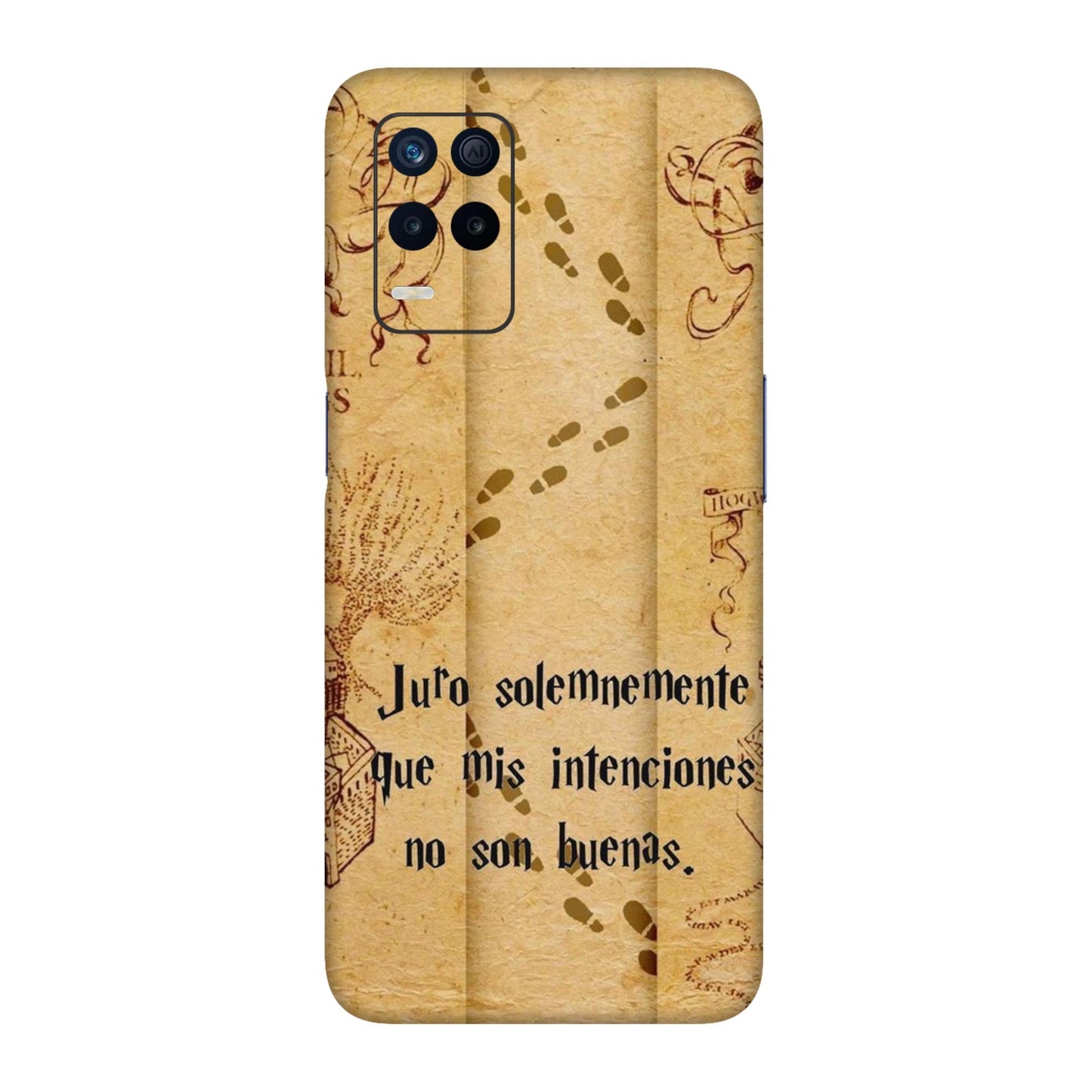 Marauder’s Map Spanish Edition Mobile Skin For Realme 9 5g
