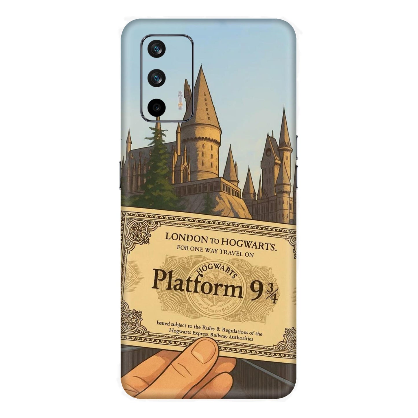 Hogwarts Express Ticket Mobile Skin For Realme GT 5g