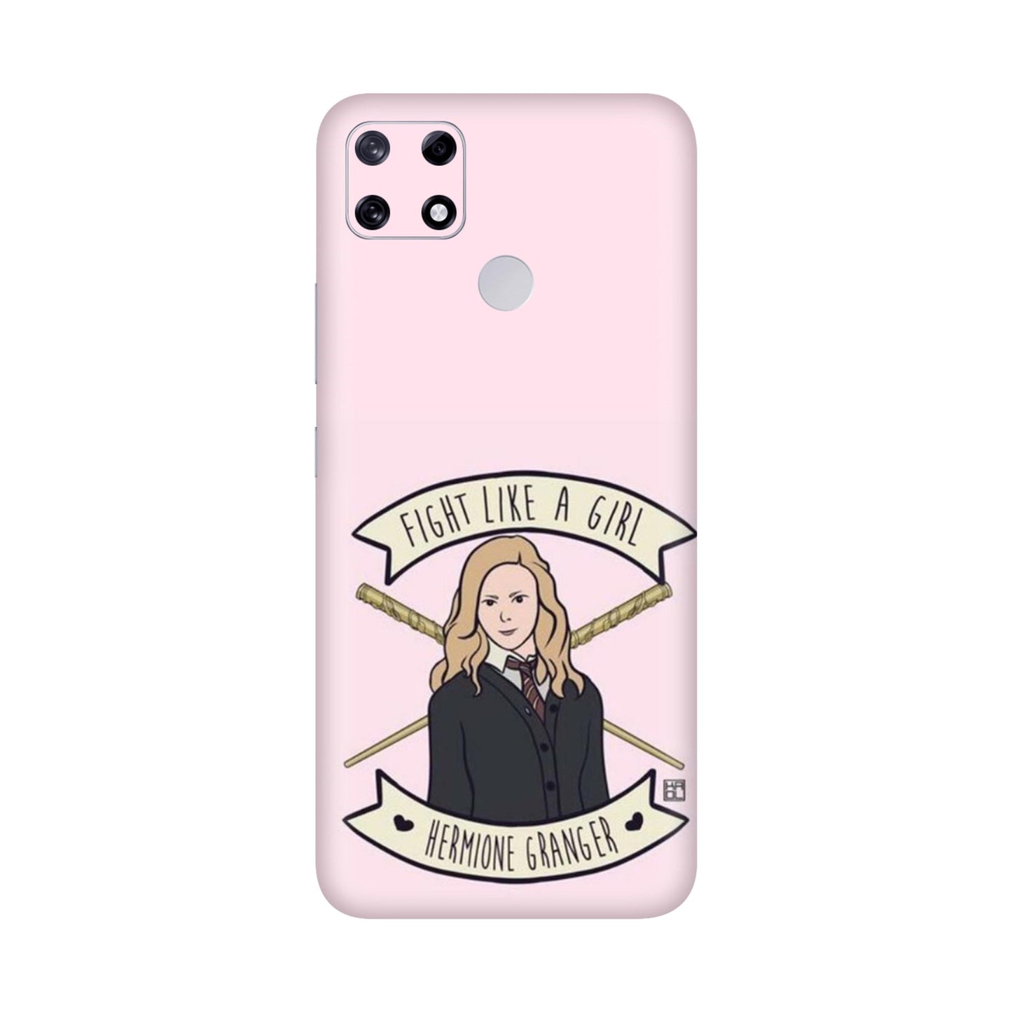 Fight Like a Girl Mobile Skin For Realme Narzo 20