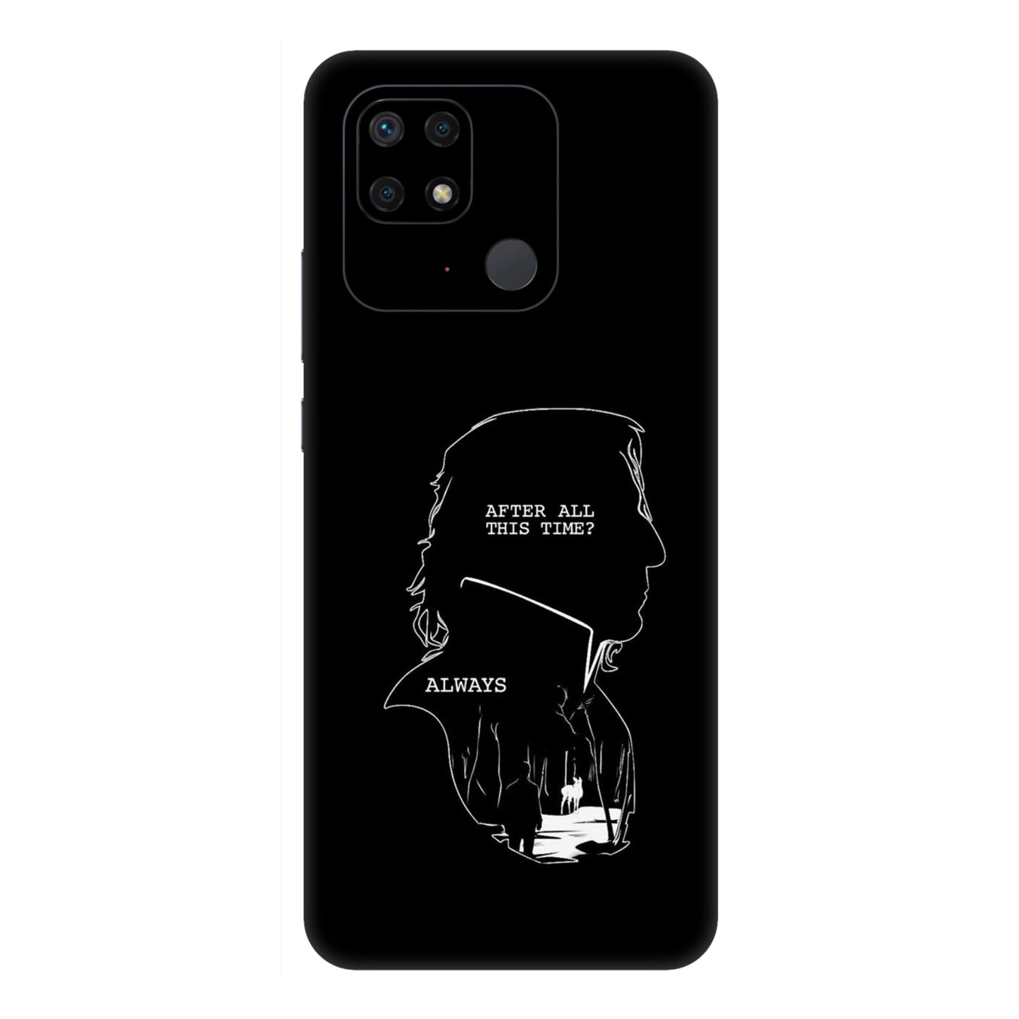 Severus Snape Always Silhouette Mobile Skin For Redmi 10 Power