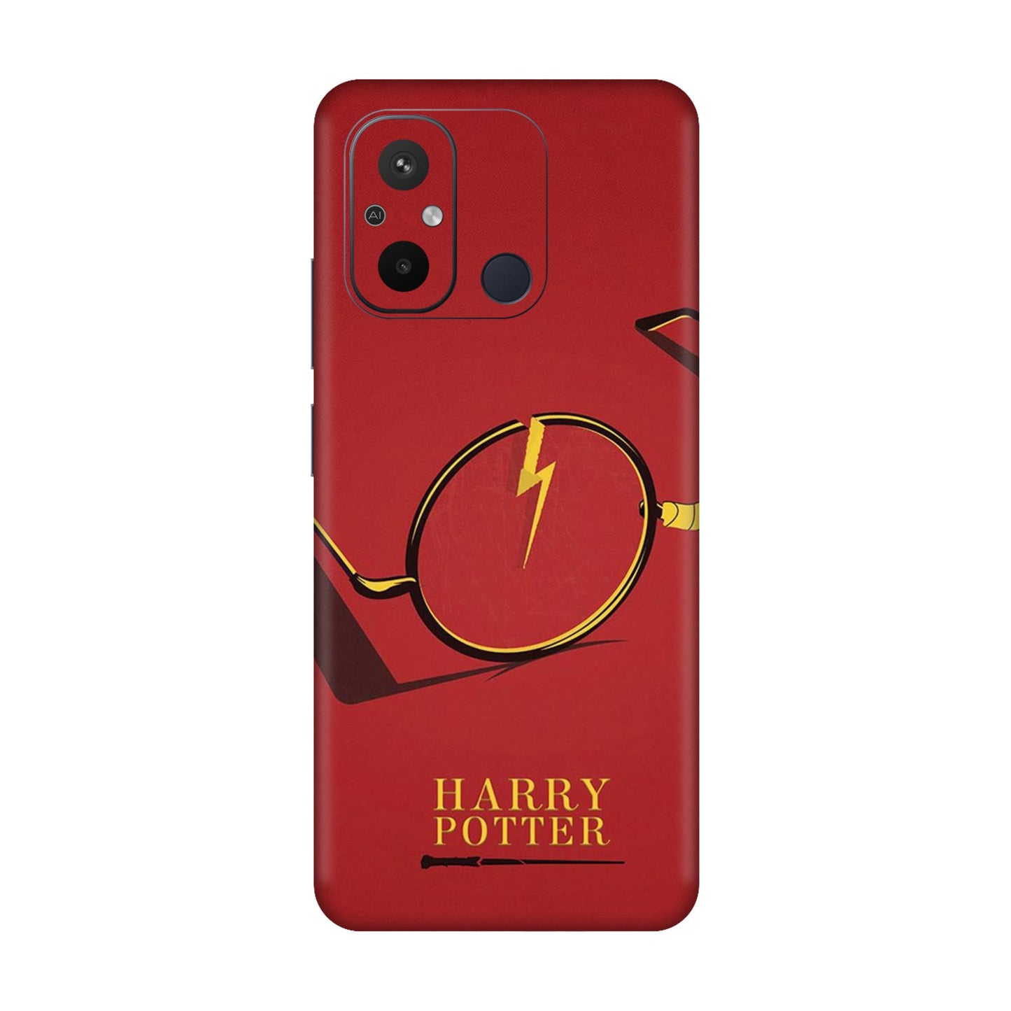 Minimalist Harry Potter Glasses Mobile Skin For Redmi 12C