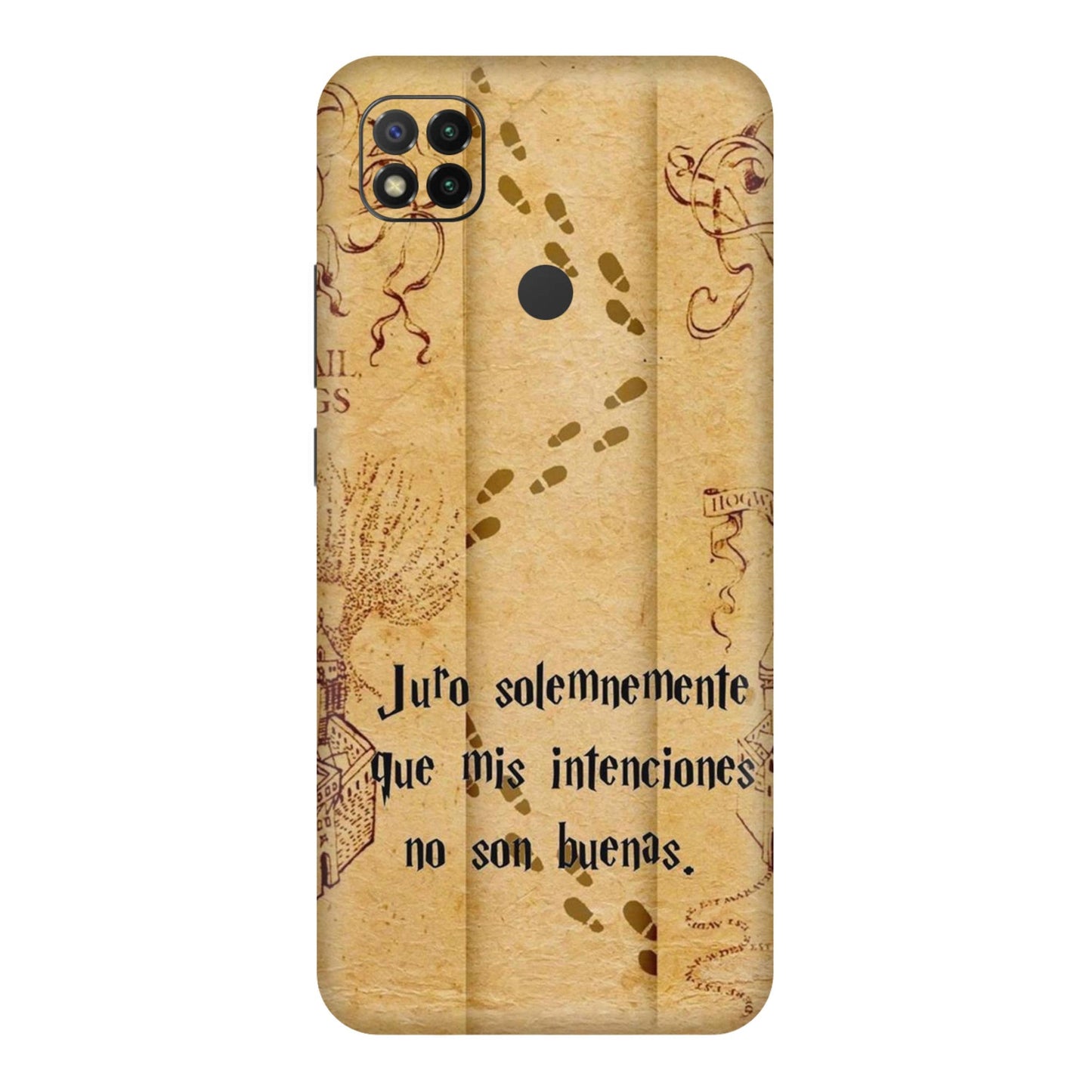 Marauders Map Spanish Edition Mobile Skin For Redmi 9 Activ