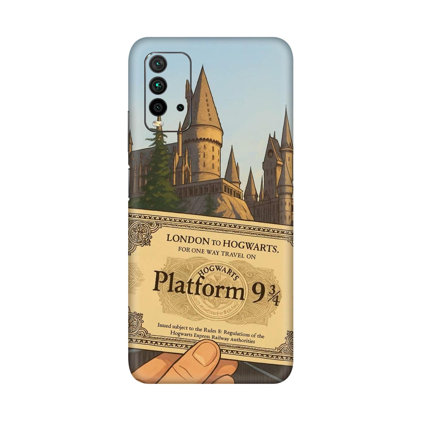Hogwarts Express Ticket Mobile Skin For Redmi 9 Power