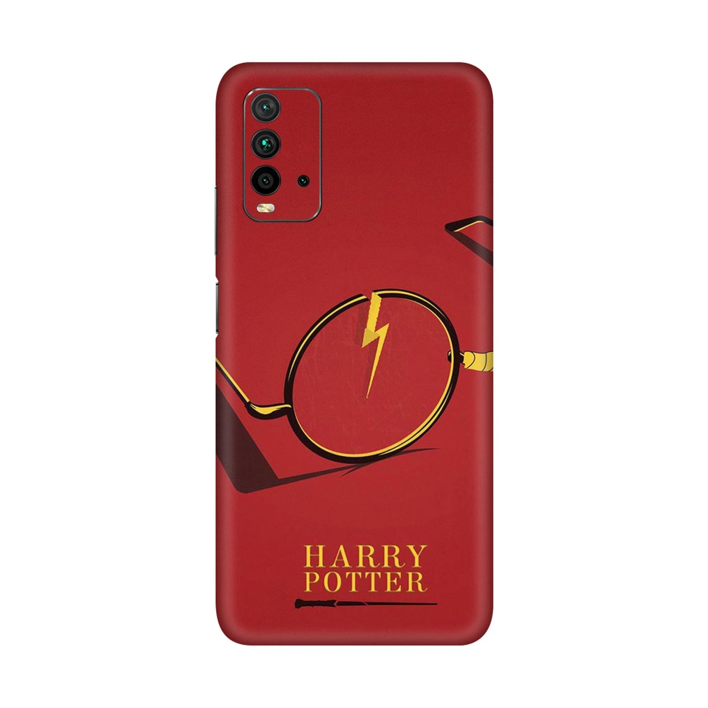 Minimalist Harry Potter Glasses Mobile Skin For Redmi 9 Power