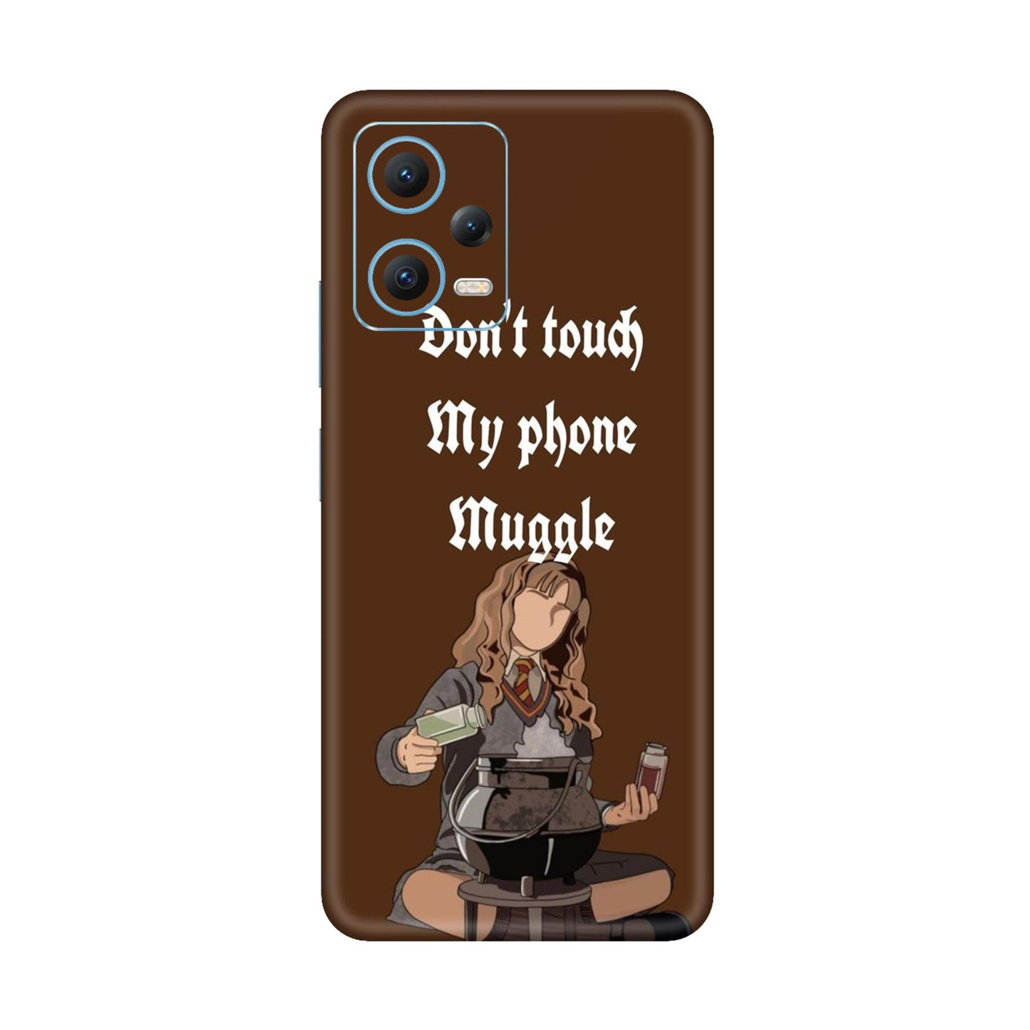 Hermione Dont Touch My Phone, Muggle Mobile Skin For Redmi Note 12 5g