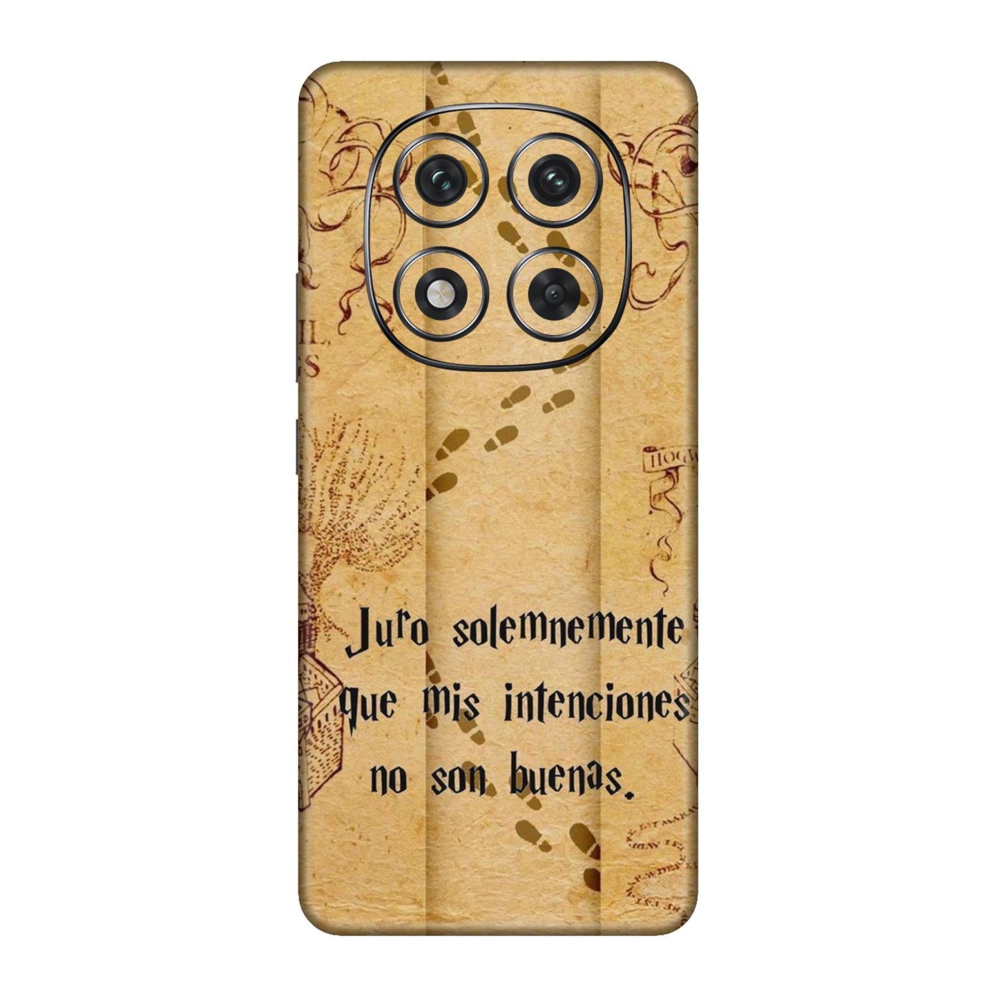 Marauders Map Spanish Edition Mobile Skin For Redmi Note 14 Pro 5g