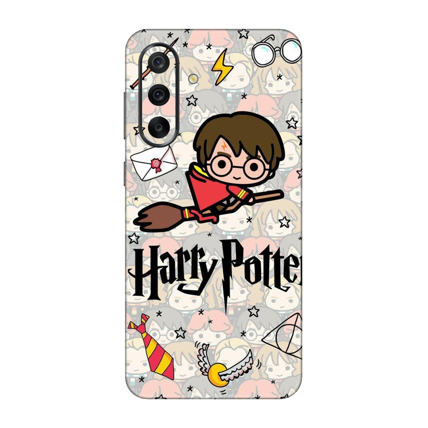 Chibi Harry Potter Magic Icons Mobile Skin For Samsung Galaxy A36 5g