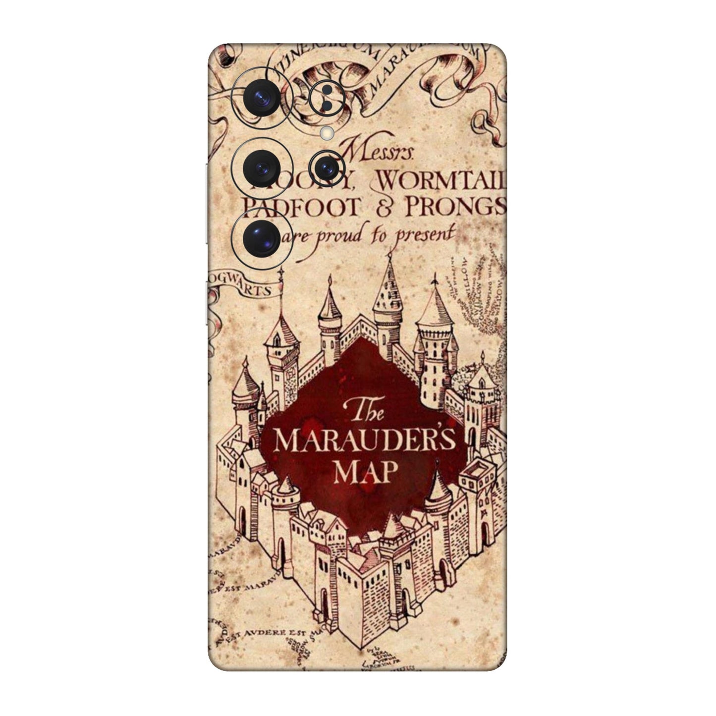 The Marauder's Map Mobile Skin For Samsung Galaxy S25 Ultra 5g