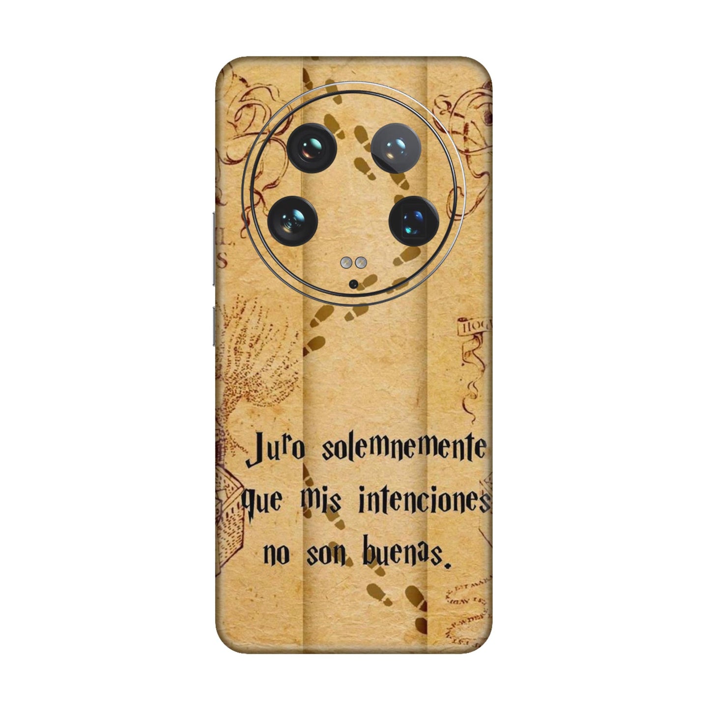 Marauders Map Spanish Edition Mobile Skin For Xiaomi 14 Ultra 5g