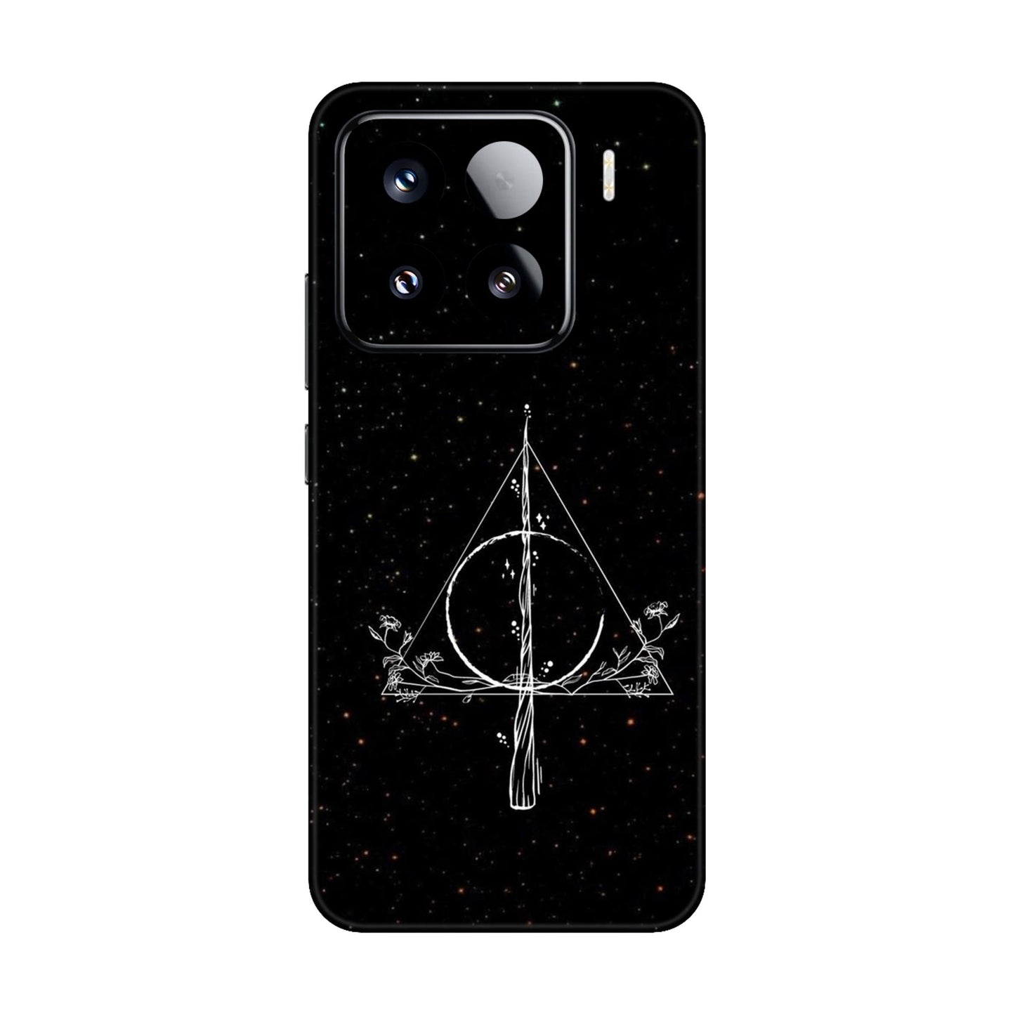 Floral Deathly Hallows Mobile Skin For Xiaomi 15 5g