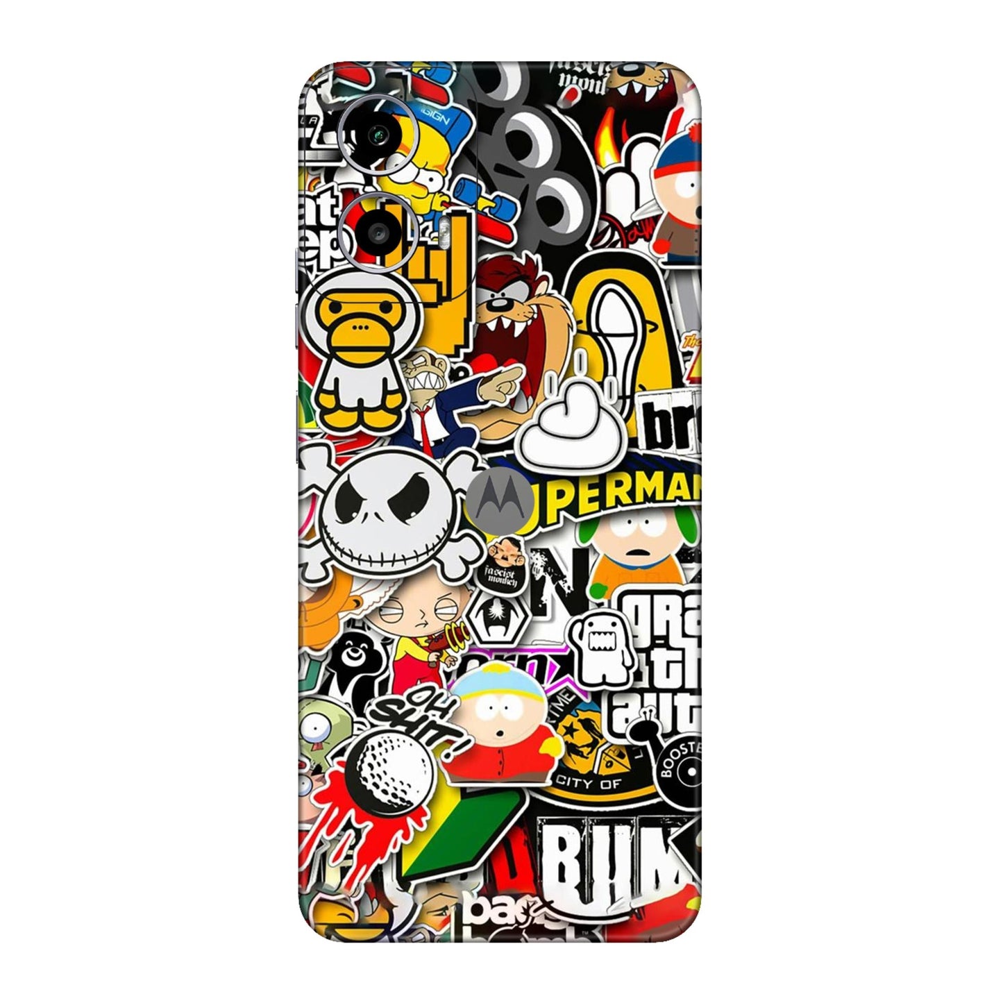 Sukuna Tongue Out Energy Mobile Skin For Motorola G34