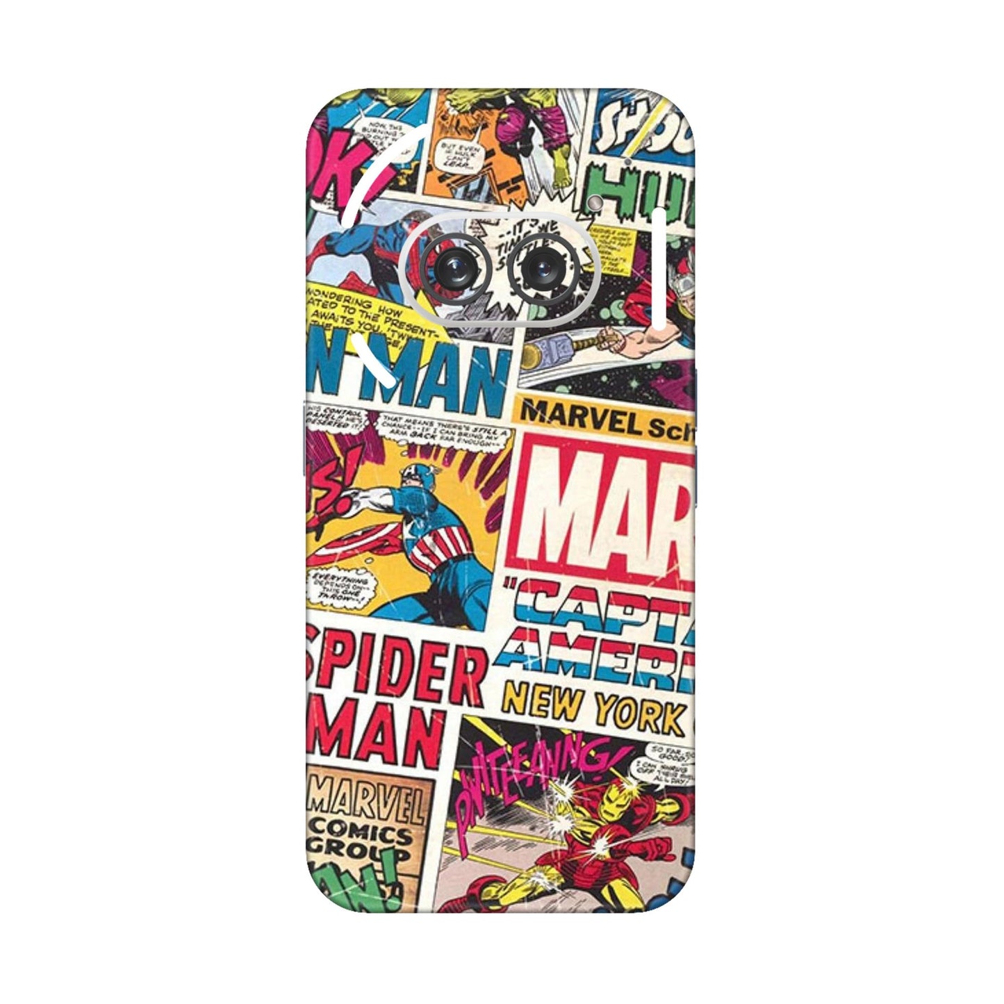 Vintage Marvel Comic Bomb Mobile Skin For Nothing Phone 2a