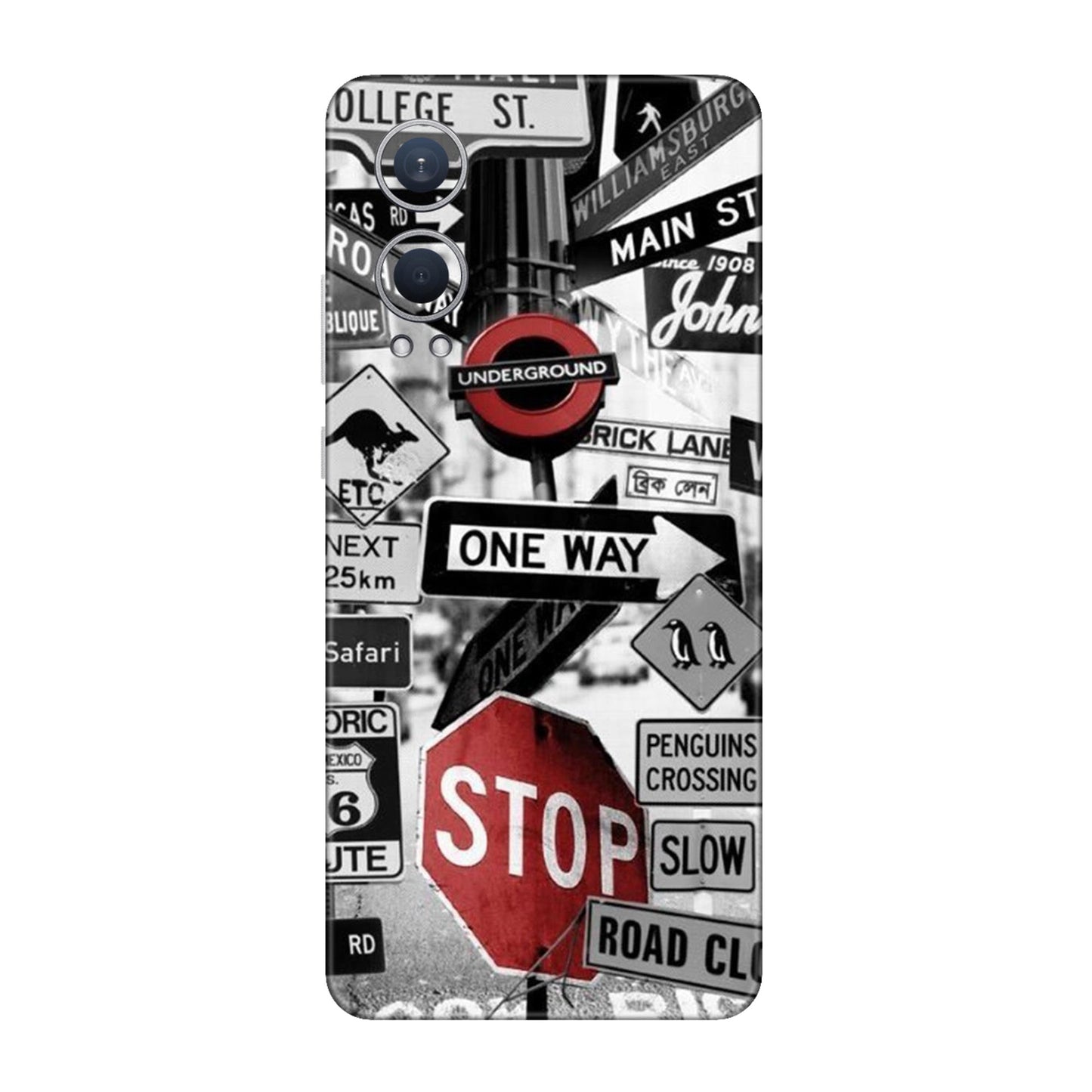 Global Urban Sign Bomb Mobile Skin For OnePlus Nord Ce 4 Lite