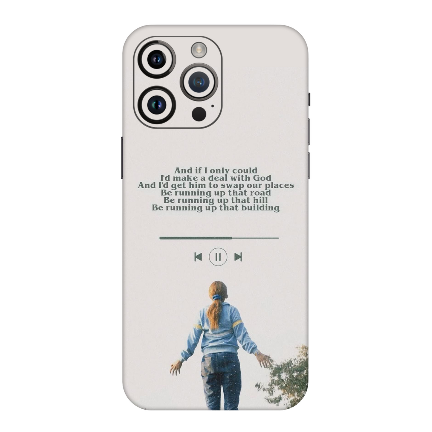 Stranger Things Running Up Mobile Skin For iPhone 14 Pro Max