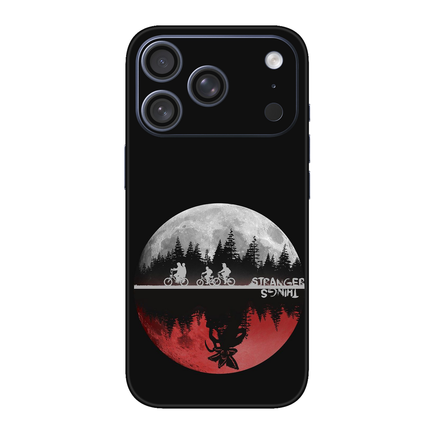 Upside Down Moon Mobile Skin For iPhone 17 Pro