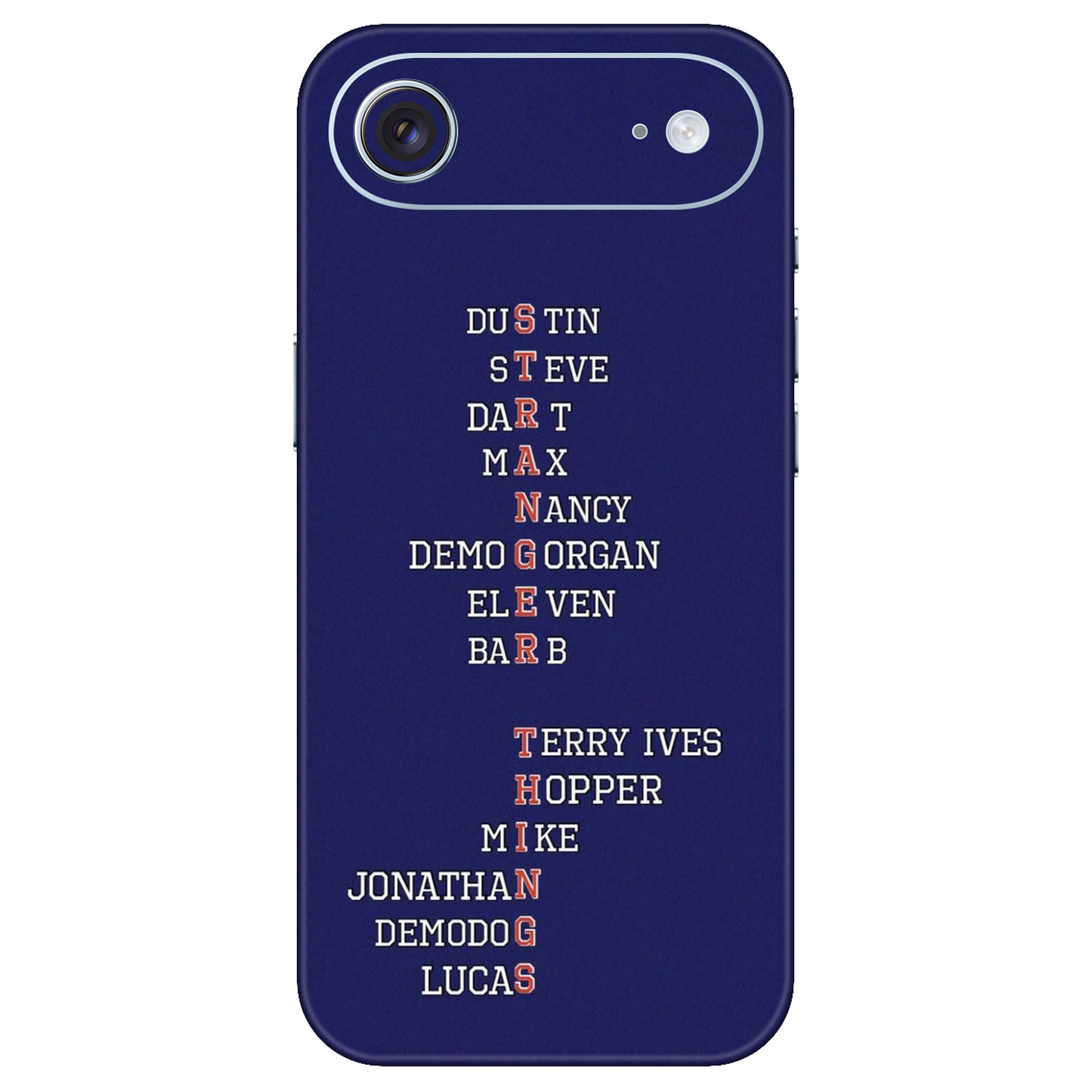 Stranger Things Name Stack Mobile Skin For iPhone Air