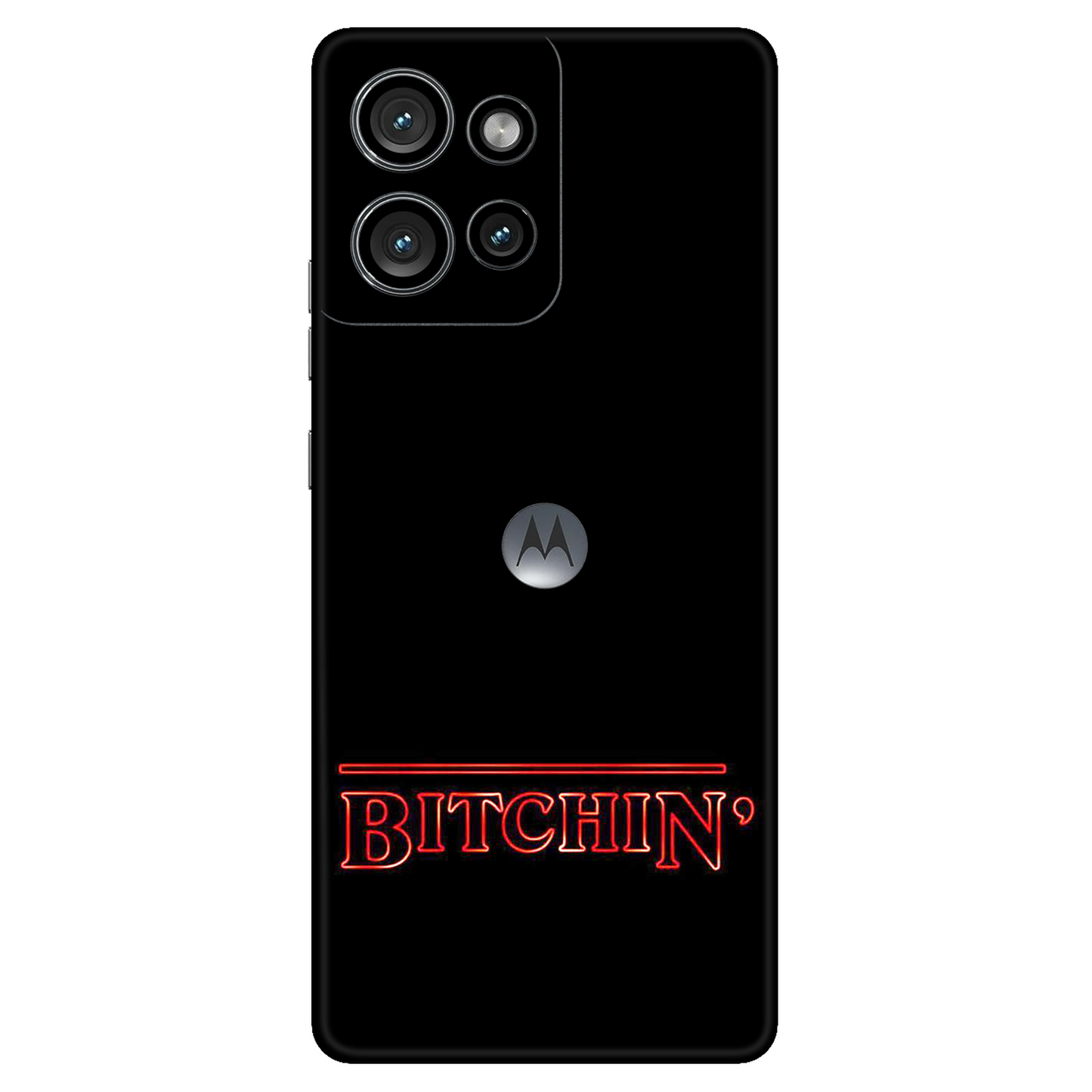 Bitchin Neon Quote Mobile Skin For Motorola Edge 50