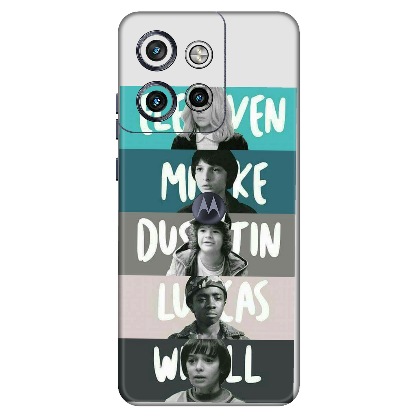 Stranger Things Eleven & Friends Mobile Skin For Motorola Edge 50 Neo