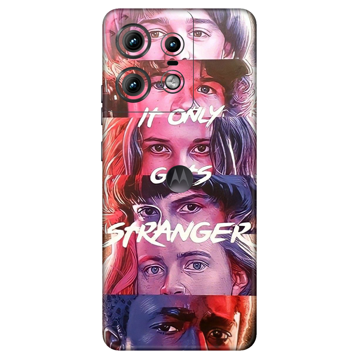 Stranger Things Squad Mobile Skin For Motorola Edge 50 Pro