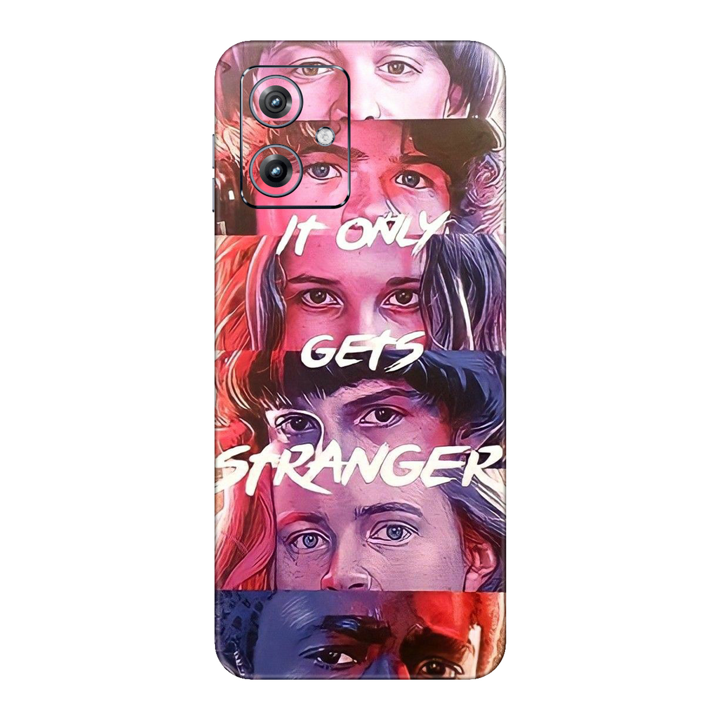 Stranger Things Squad Mobile Skin For Motorola G54