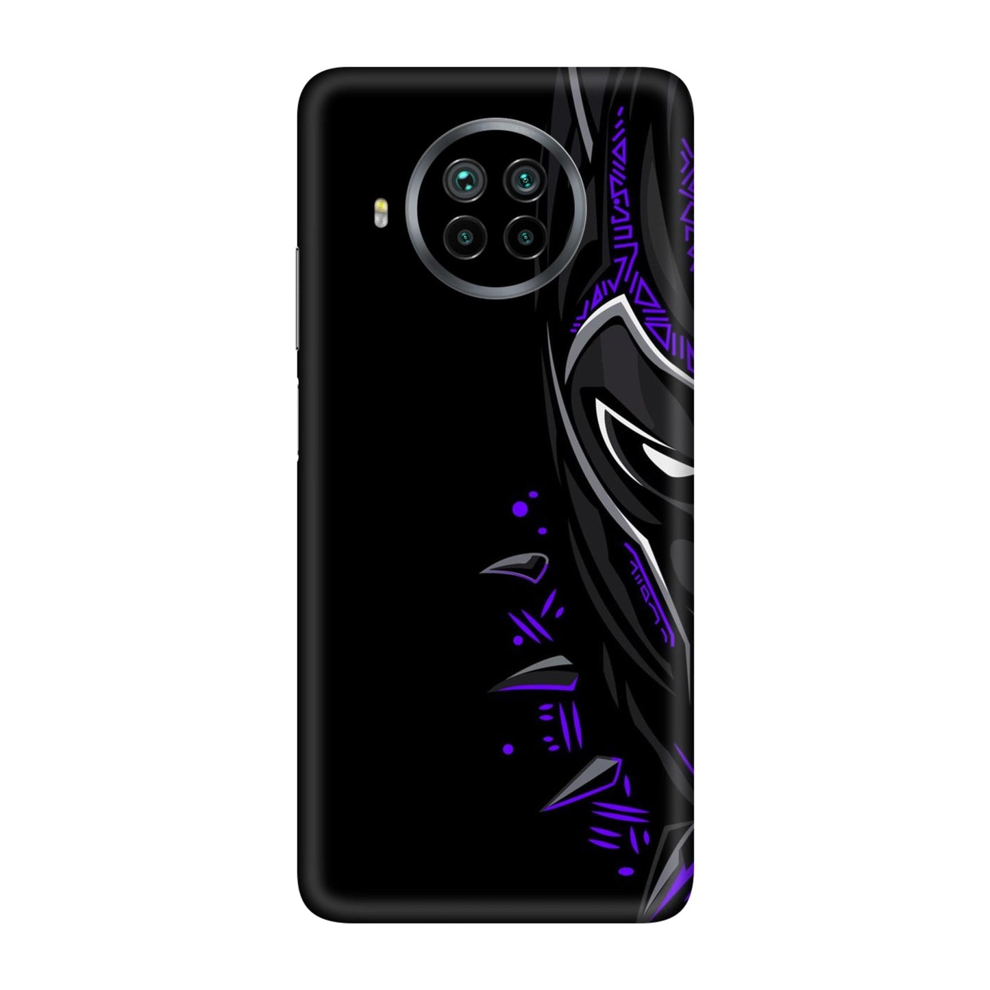 Neon Vibe Cat Mobile Skin For Mi 10i