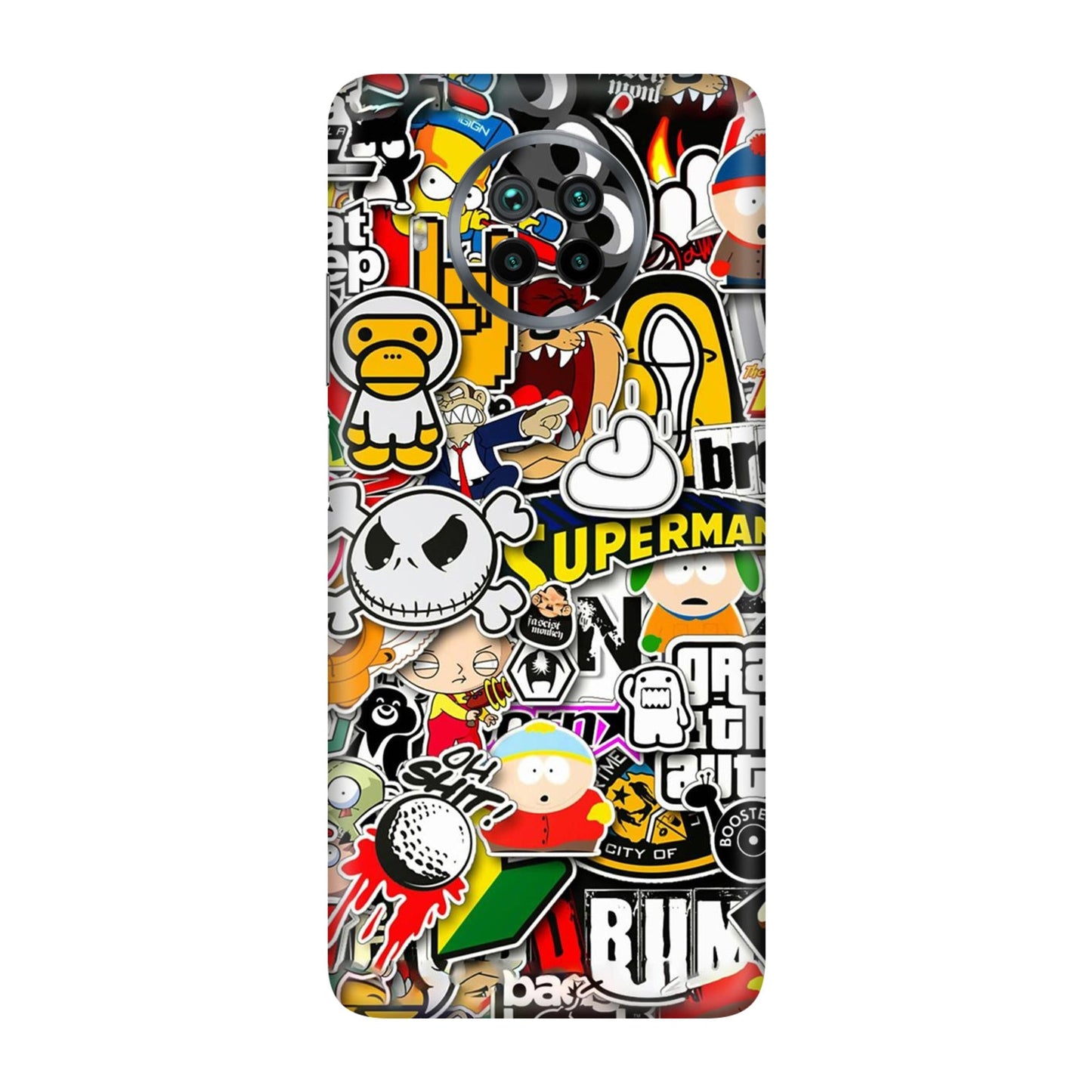 Sukuna Tongue Out Energy Mobile Skin For Mi 10T Lite