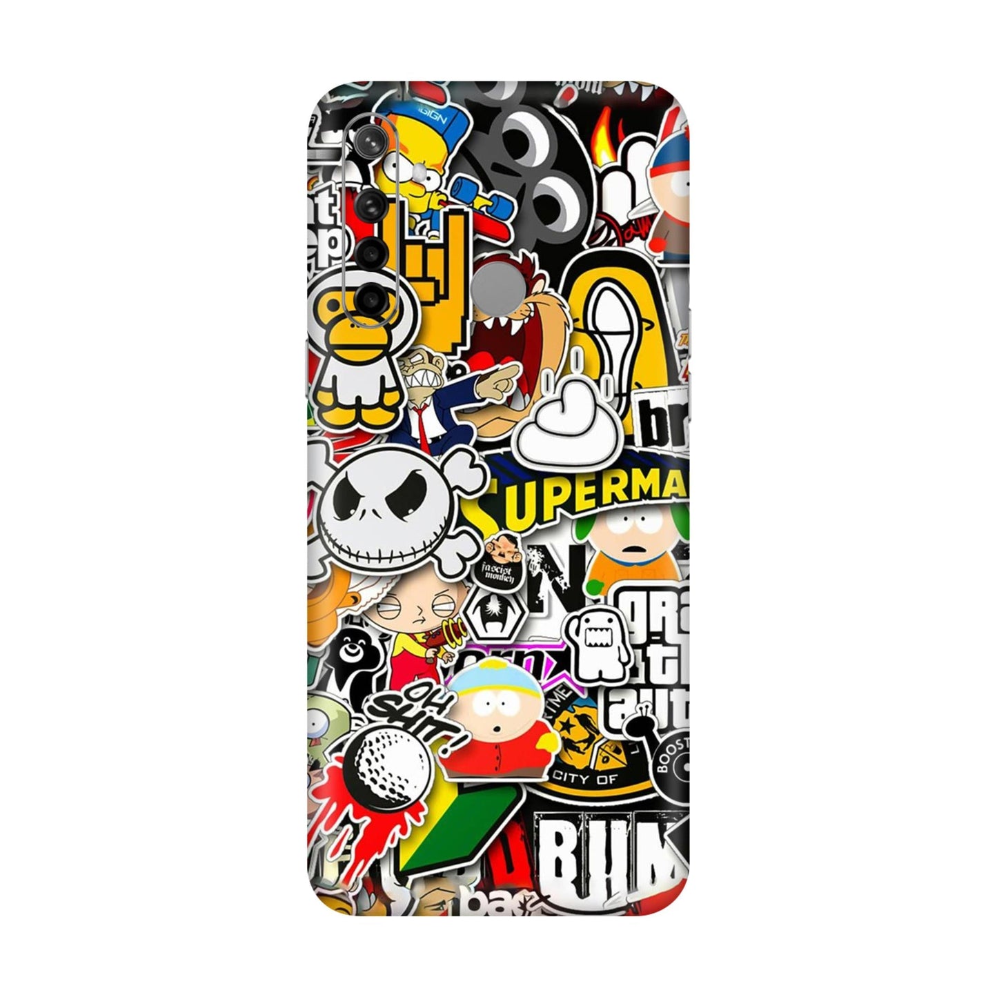 Sukuna Tongue Out Energy Mobile Skin For Realme Narzo 10
