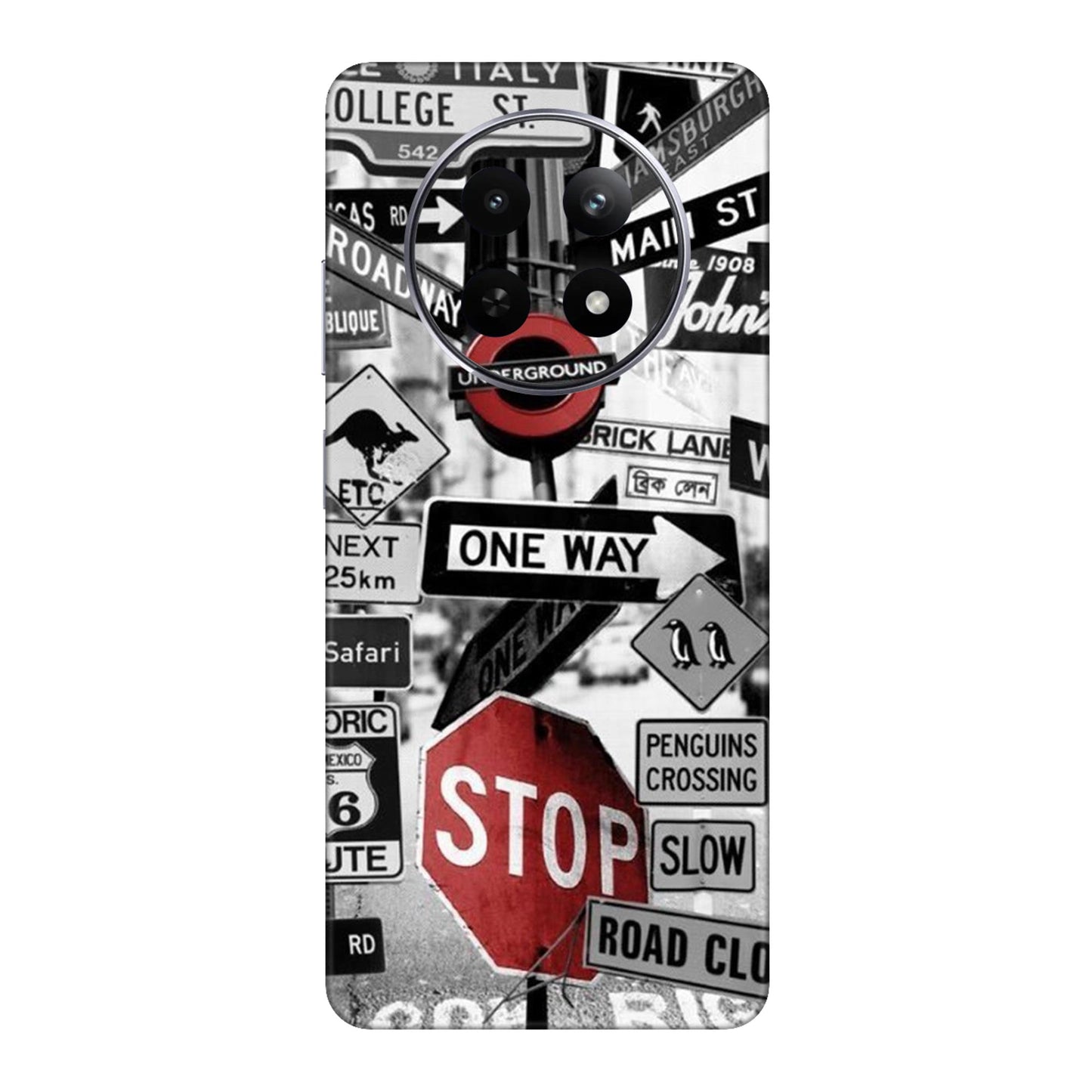 Global Urban Sign Bomb Mobile Skin For Realme Narzo N65 5g
