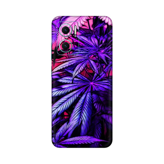 Neon Purple Herb Mobile Skin For Redmi 11 Prime 5g