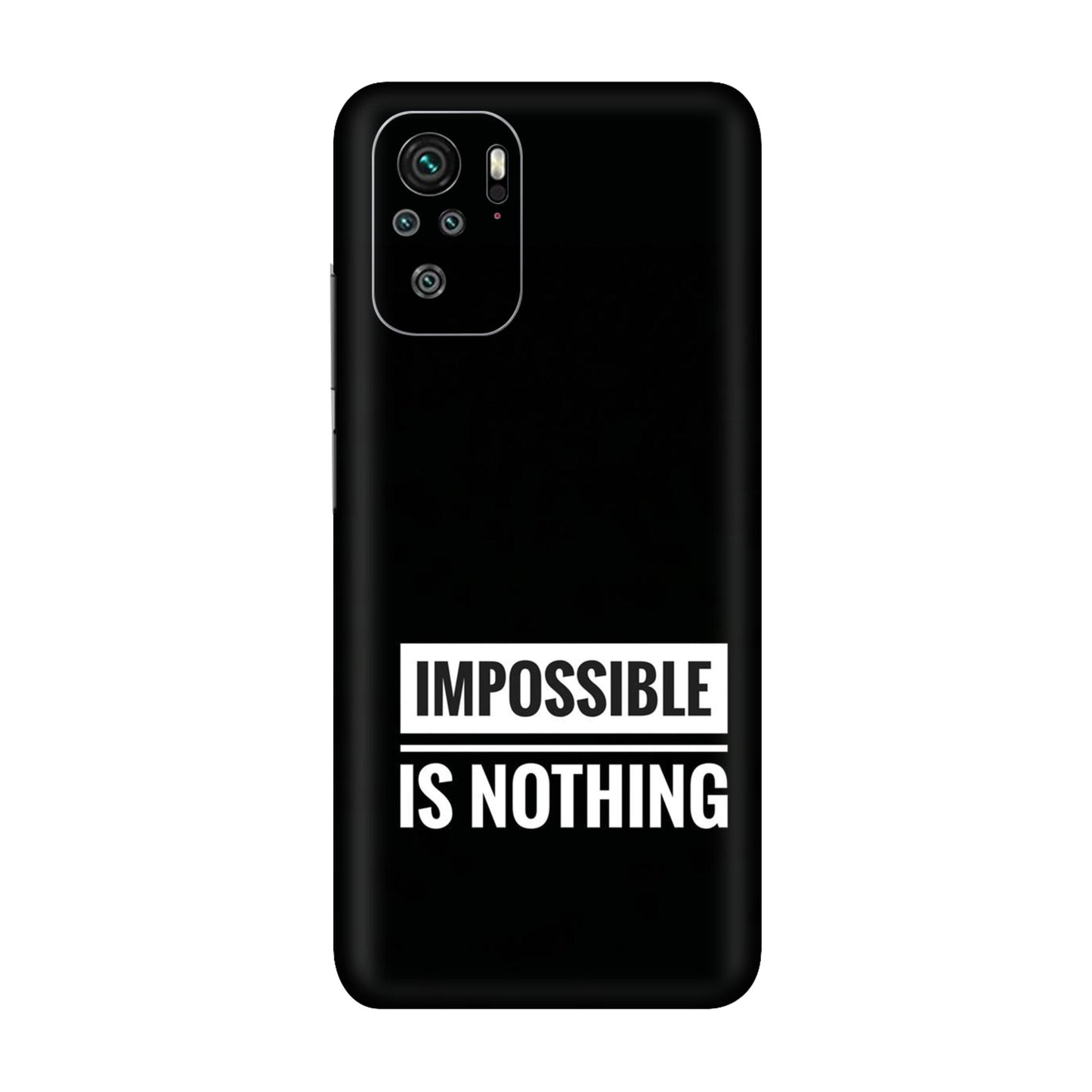 Motivational Text Mobile Skin For Redmi Note 10