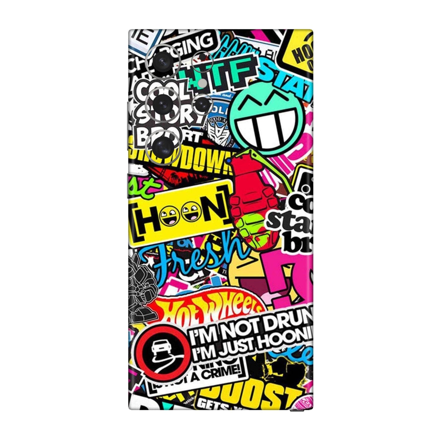 Hoonigan Sticker Bomb Mobile Skin For Samsung Galaxy S24 Ultra 5g