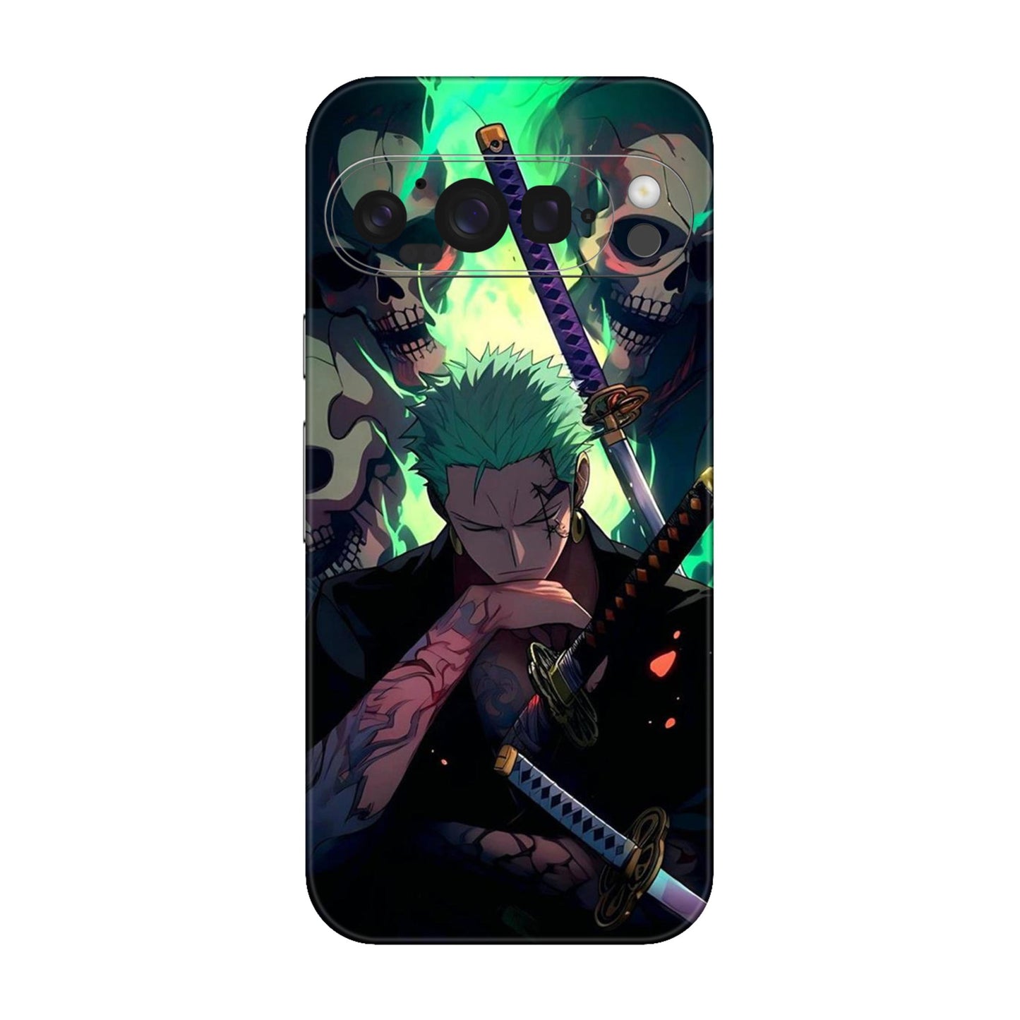 Demon Hunter Zoro Three Sword Inferno Mobile Skin For Google Pixel 9 Pro